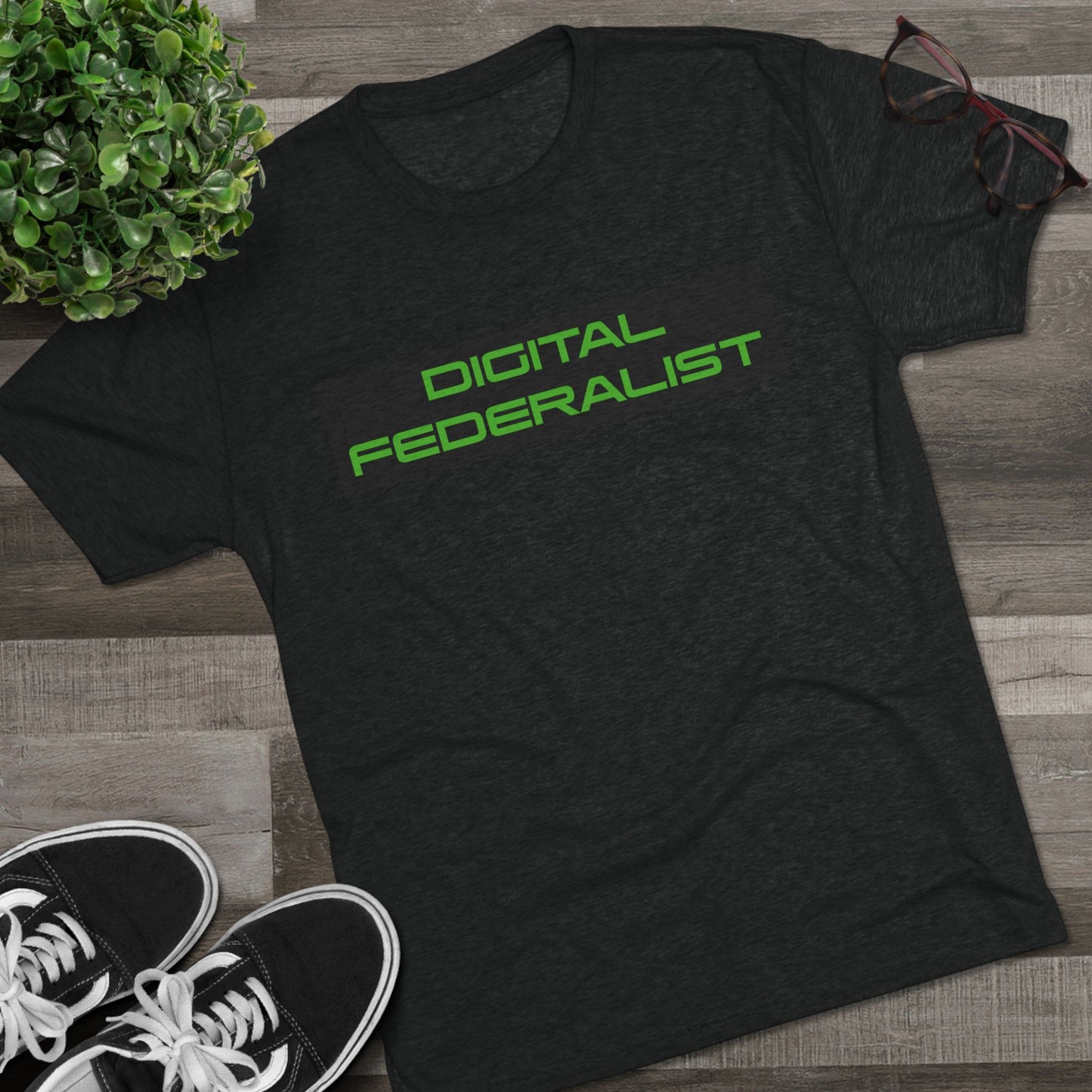 Digital Federalist 2 Unisex Crew Tee, Graphic T-Shirt for Social Activism, Digital Rights Awareness, Casual Wear, Gift for Activists