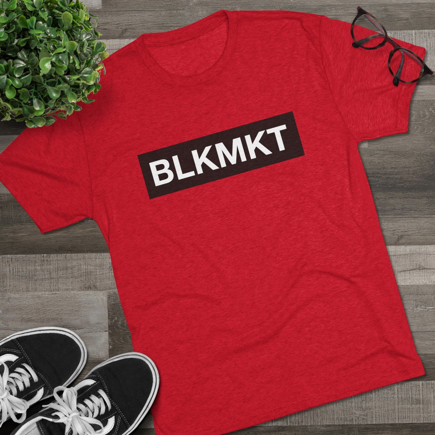 BLKMKT™ Unisex Tri-Blend Crew Tee