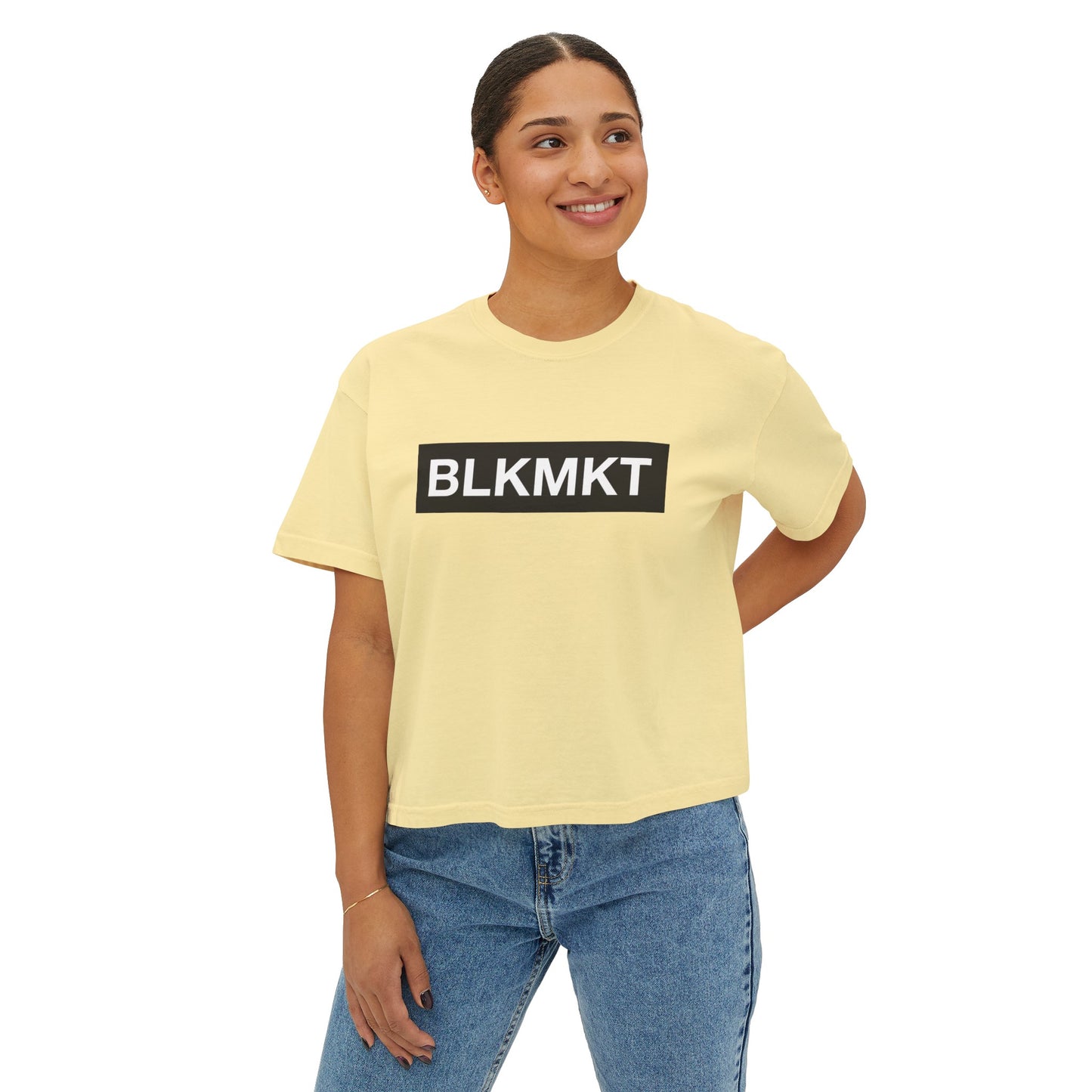BLKMKT™ Women's Boxy Tee