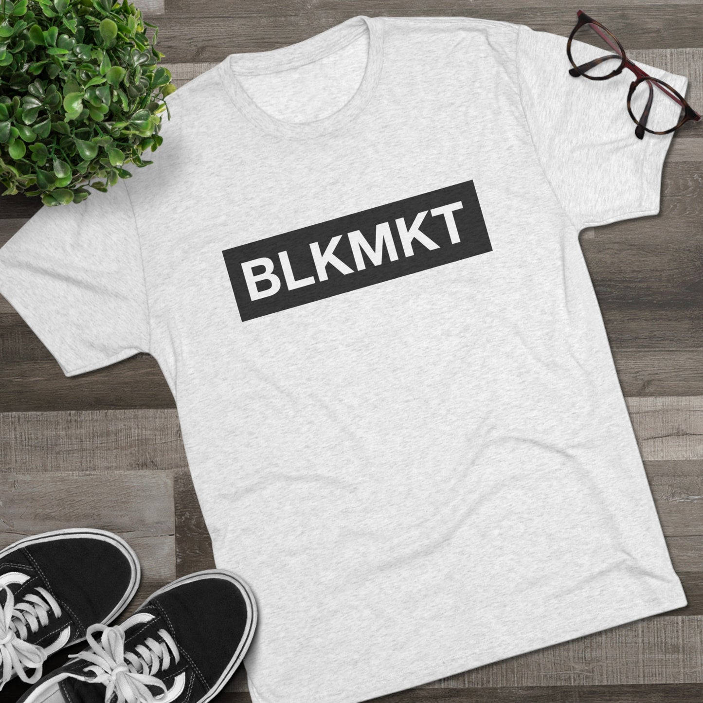 BLKMKT™ Unisex Tri-Blend Crew Tee