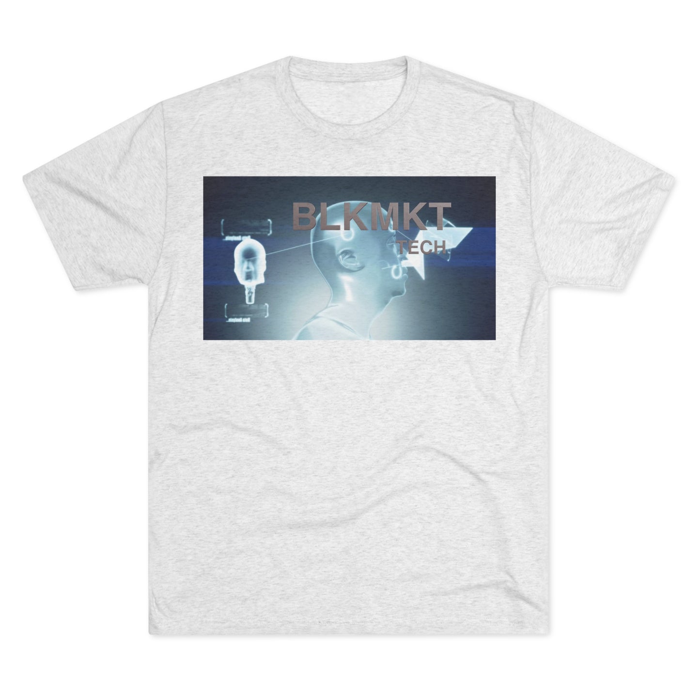 BLKMKT Tech™ Unisex Tri-Blend Crew Tee