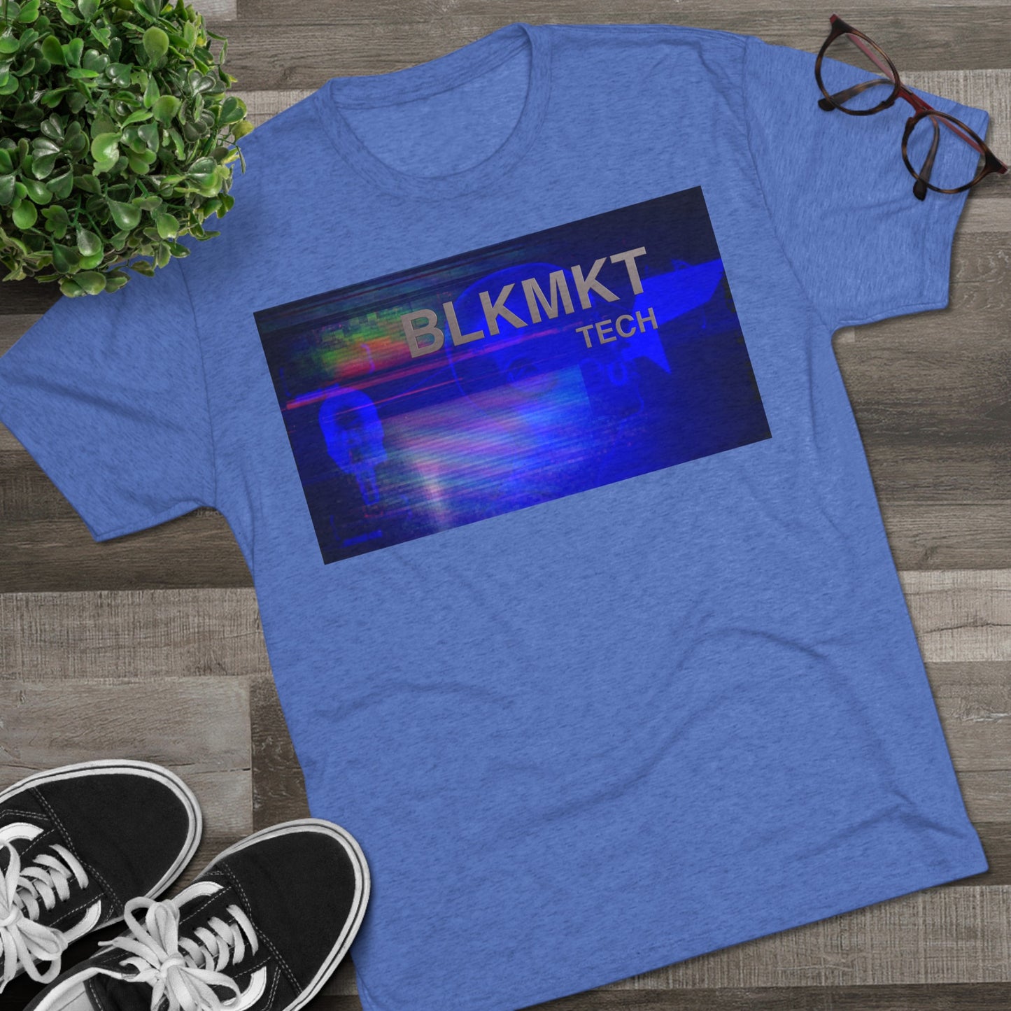 BLKMKT Tech™ Unisex Tri-Blend Crew Tee