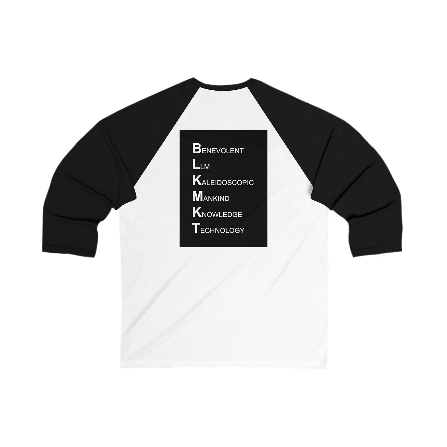 BLKMKT™ Unisex 3\4 Sleeve Baseball Tee