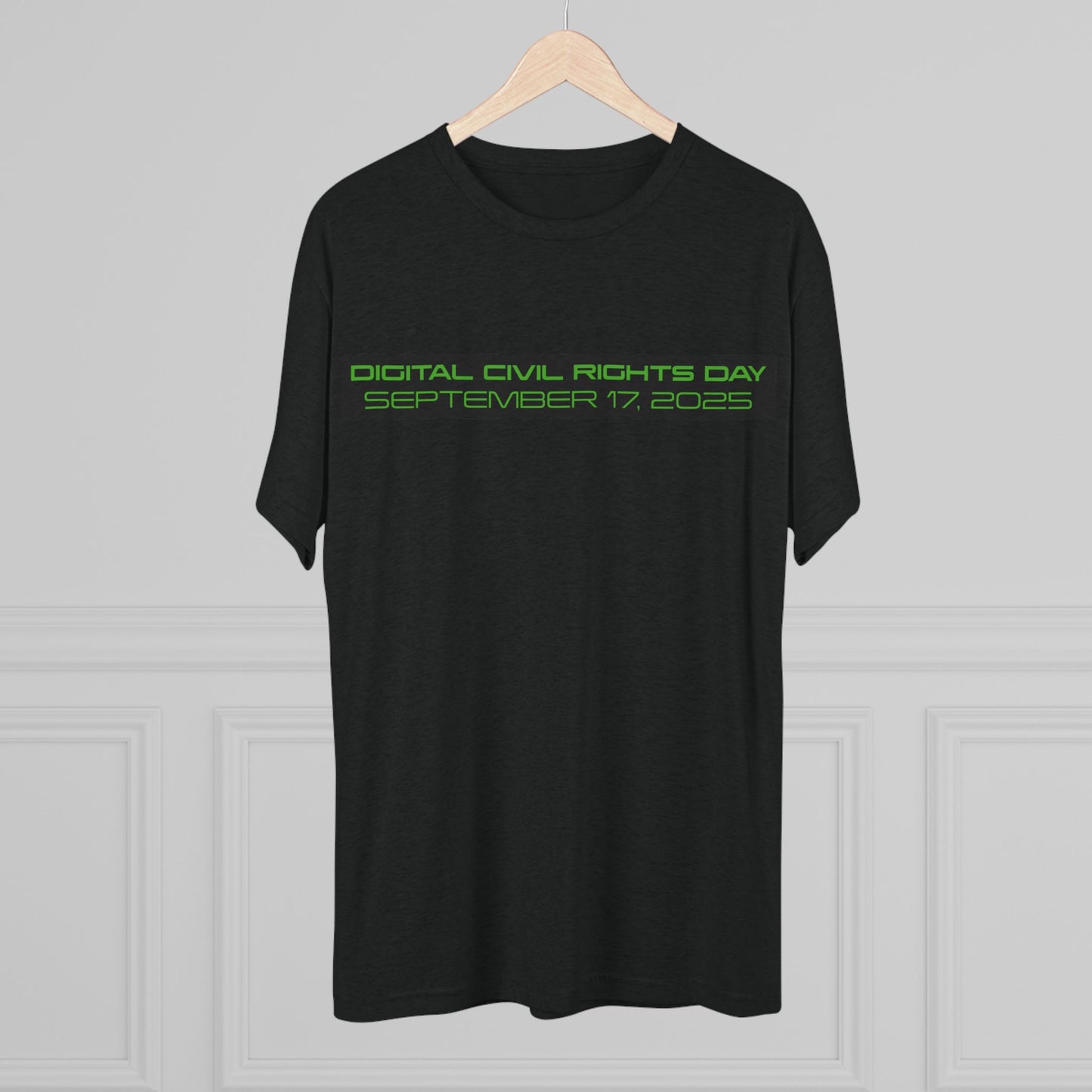 Digital Civil Rights Day 2025 Unisex Crew Tee, Graphic T-Shirt for Social Activism, Digital Rights Awareness, Casual Wear, Gift for Activists