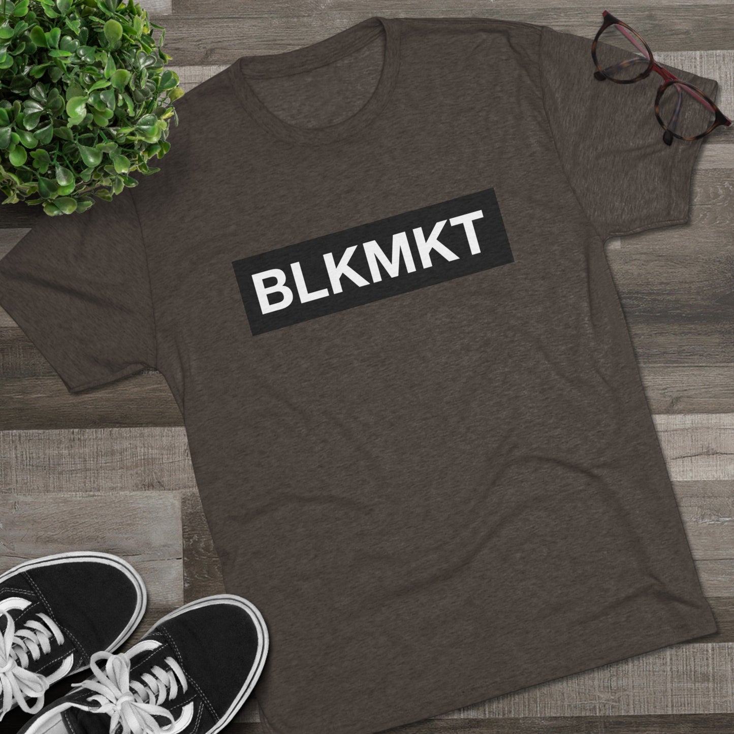 BLKMKT™ Unisex Tri-Blend Crew Tee