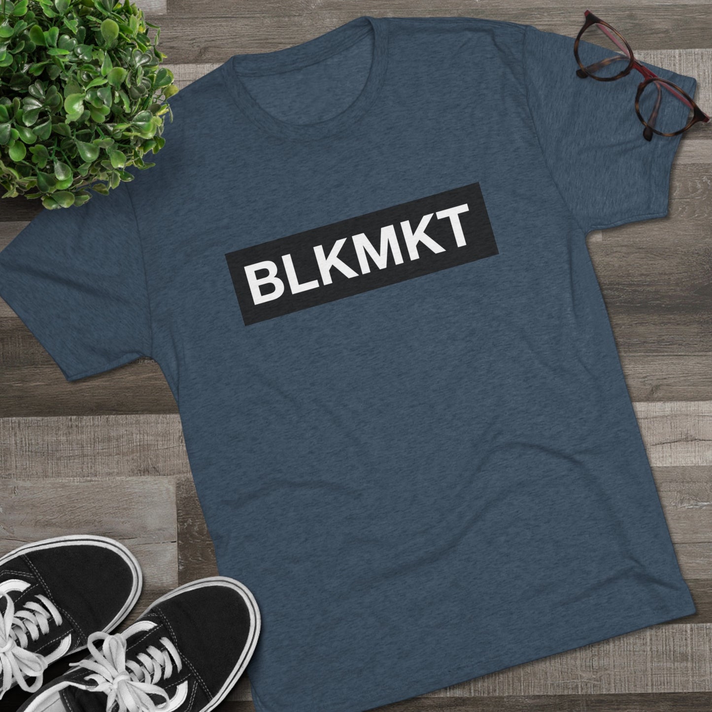BLKMKT™ Unisex Tri-Blend Crew Tee