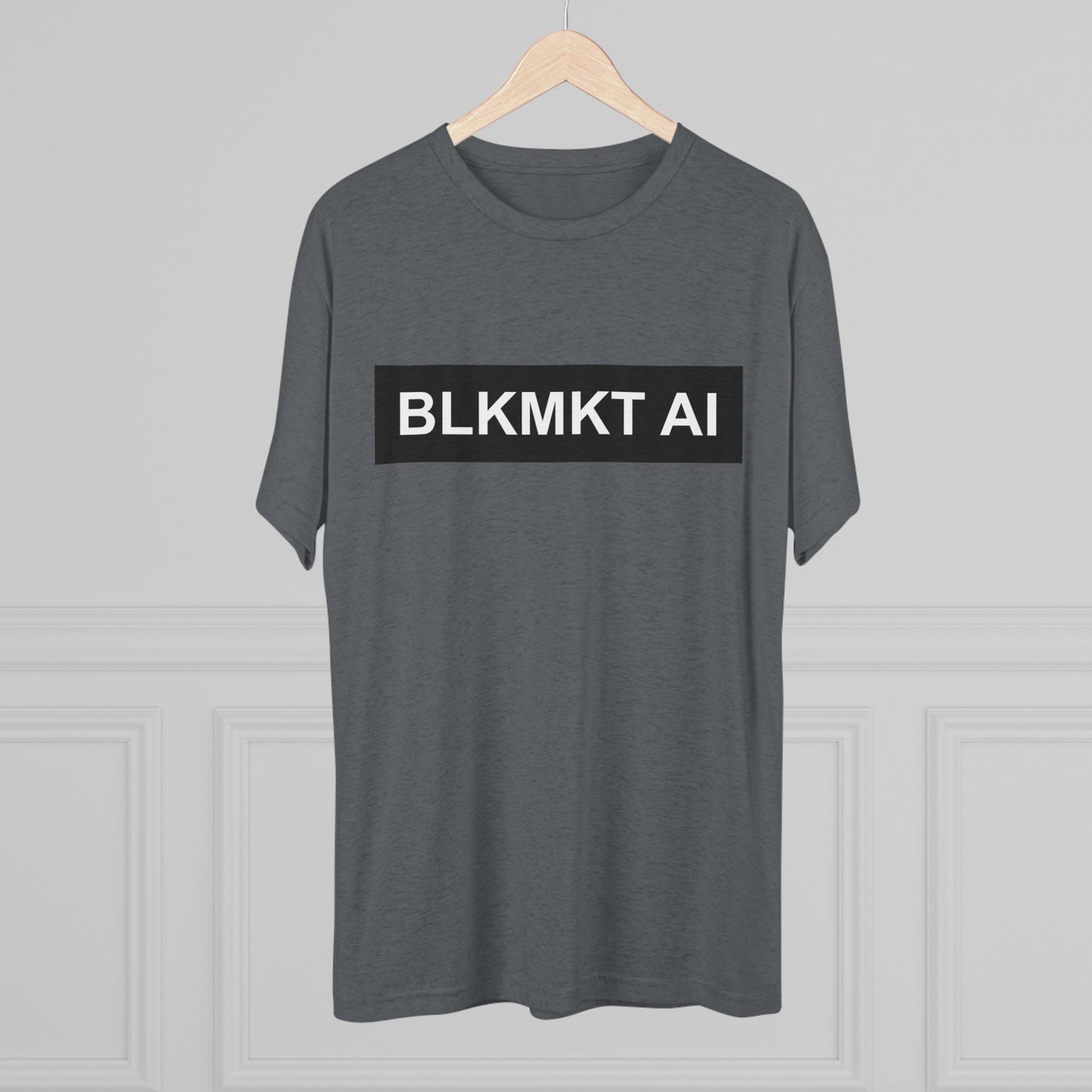 BLKMKT AI™ Unisex Tri-Blend Crew Tee