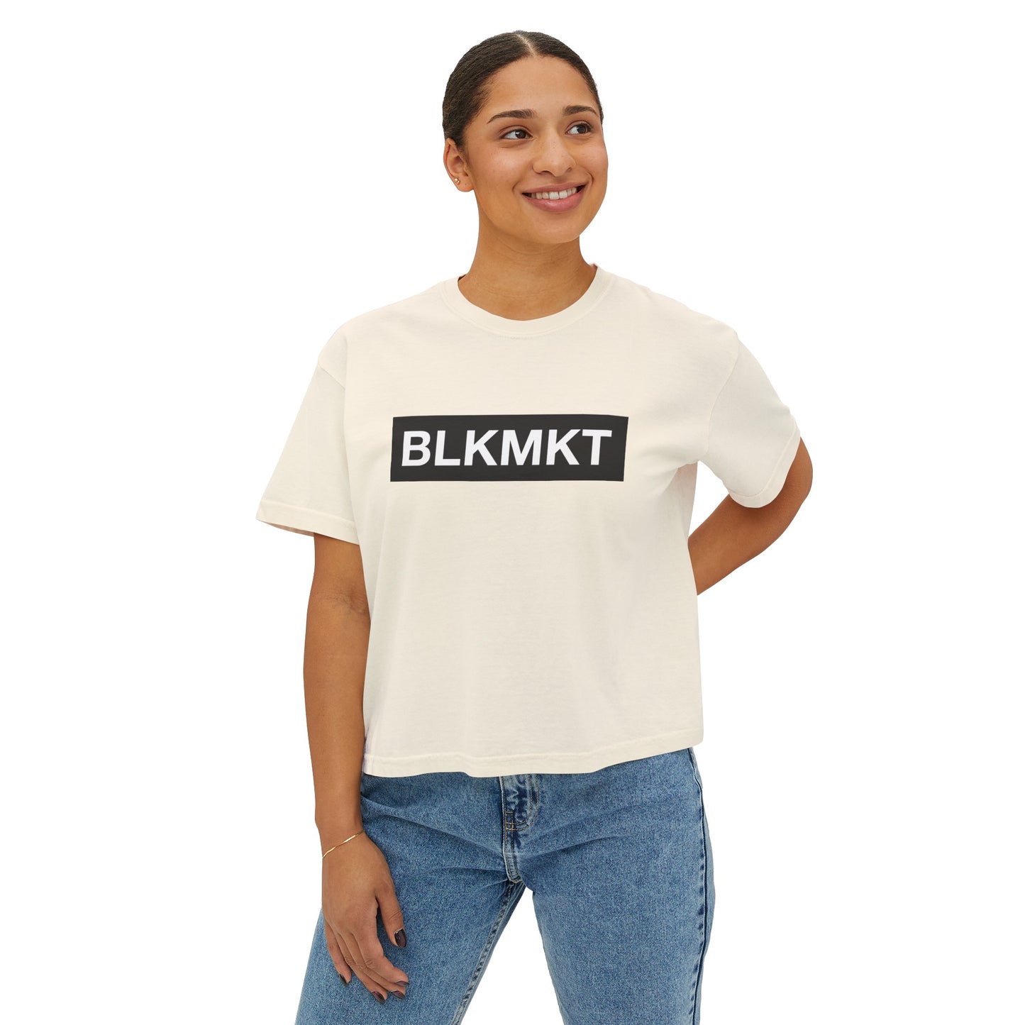BLKMKT™ Women's Boxy Tee
