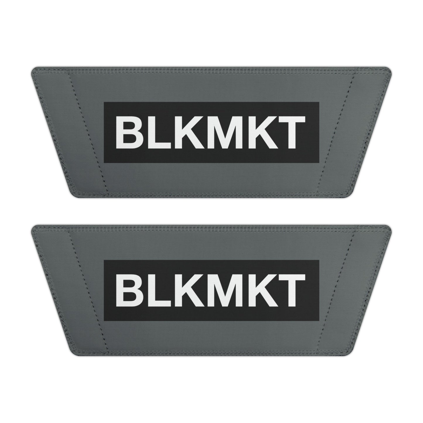 BLKMKT™ Men's Grey PU Slide Sandals