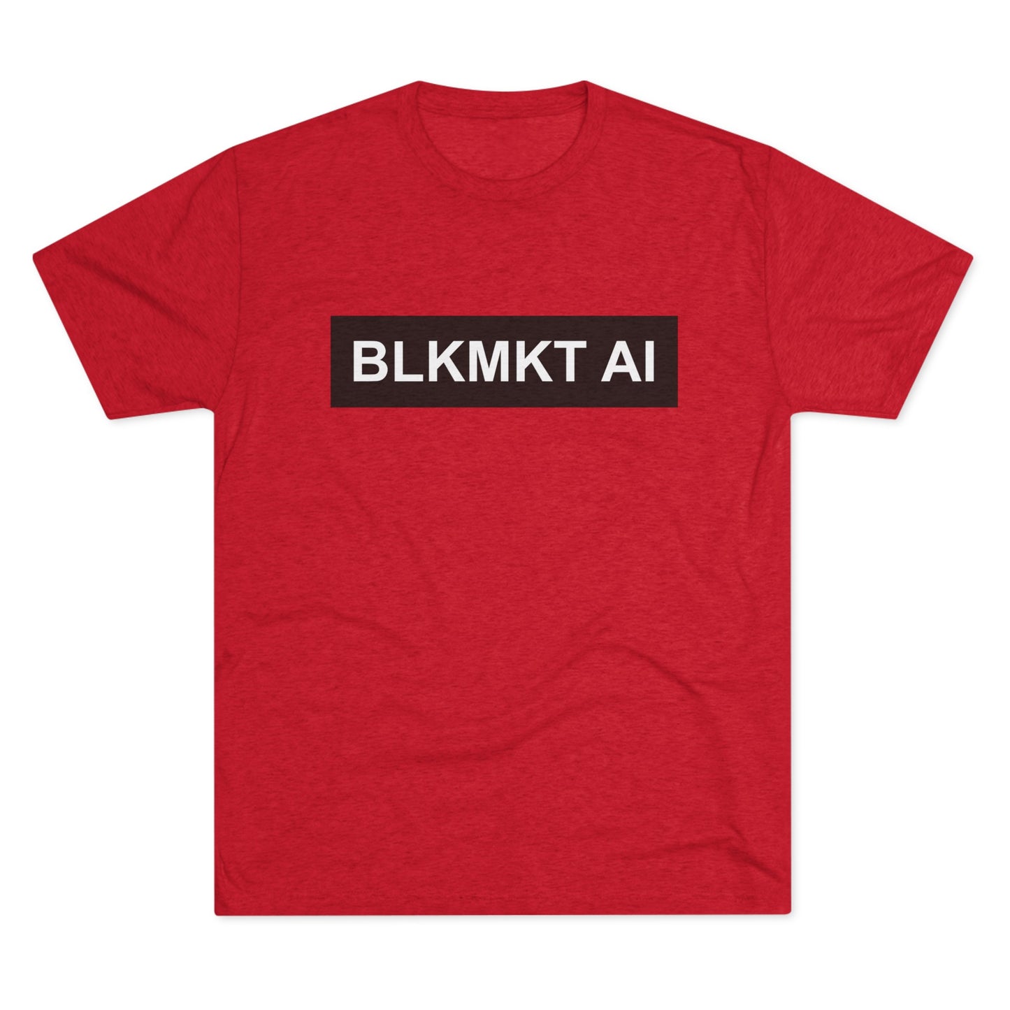 BLKMKT AI™ Unisex Tri-Blend Crew Tee