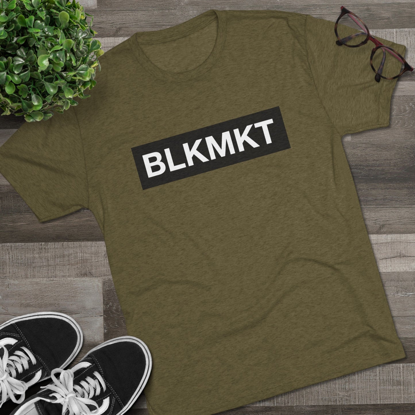 BLKMKT™ Unisex Tri-Blend Crew Tee