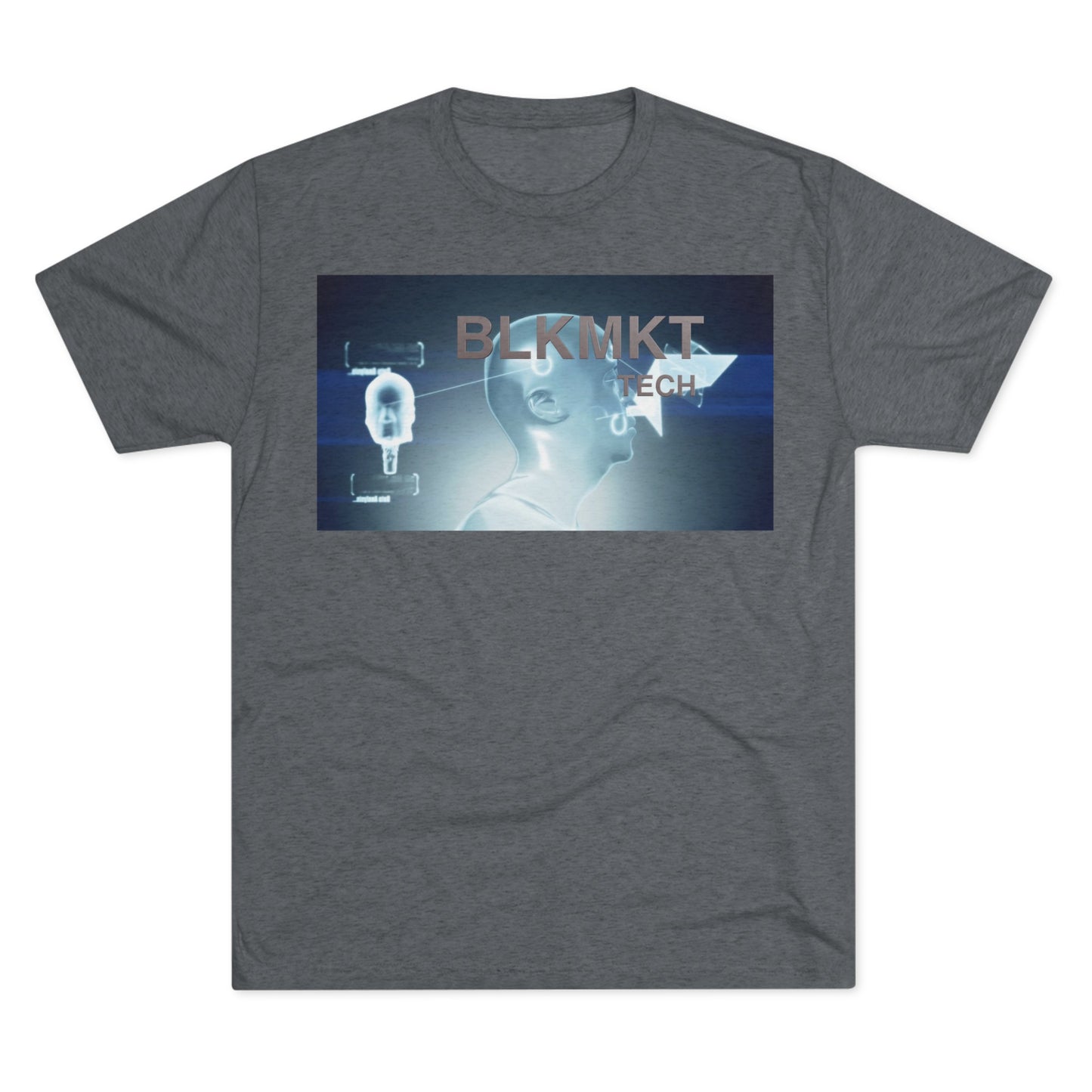 BLKMKT Tech™ Unisex Tri-Blend Crew Tee