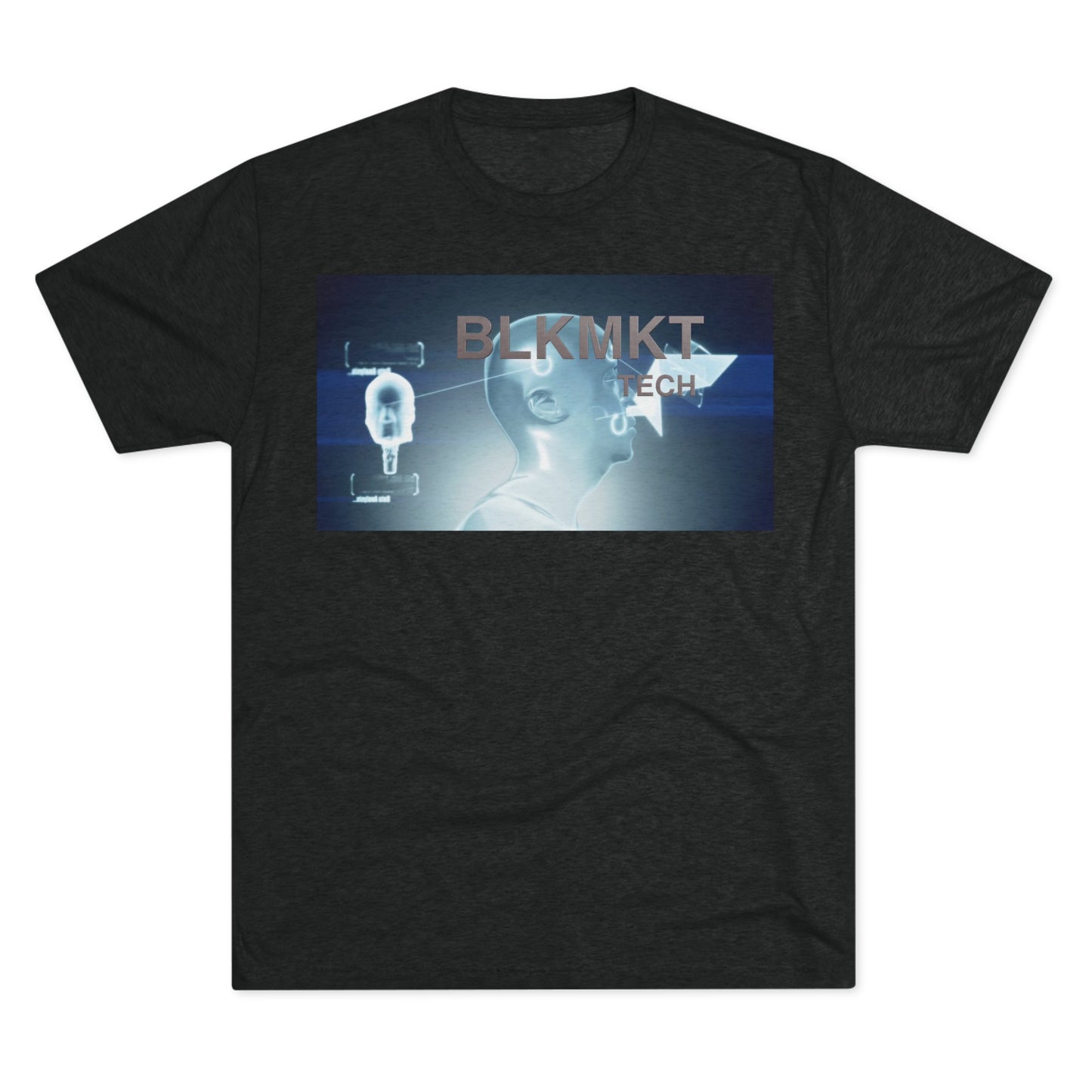 BLKMKT Tech™ Unisex Tri-Blend Crew Tee
