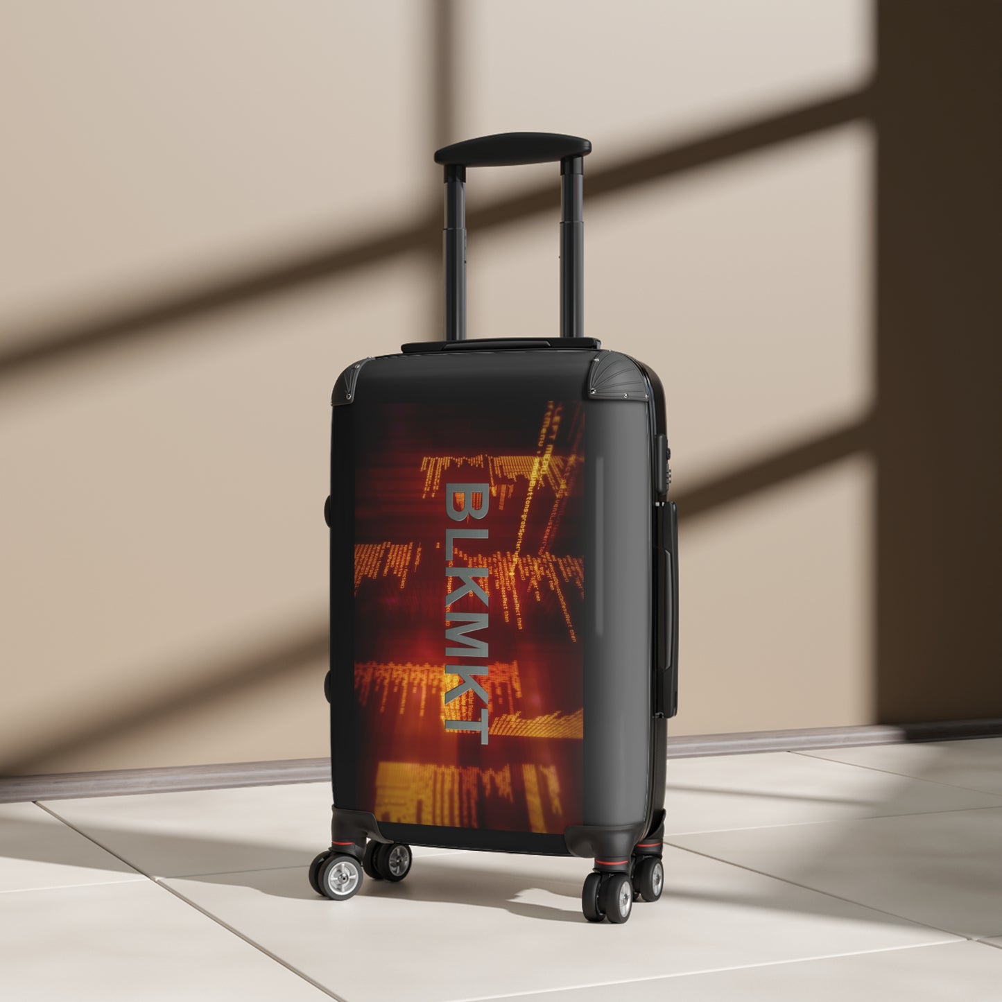 BLKMKT™ Binary Code Suitcase