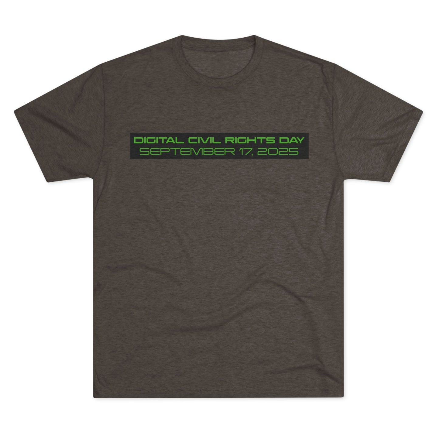 Digital Civil Rights Day 2025 Unisex Crew Tee, Graphic T-Shirt for Social Activism, Digital Rights Awareness, Casual Wear, Gift for Activists