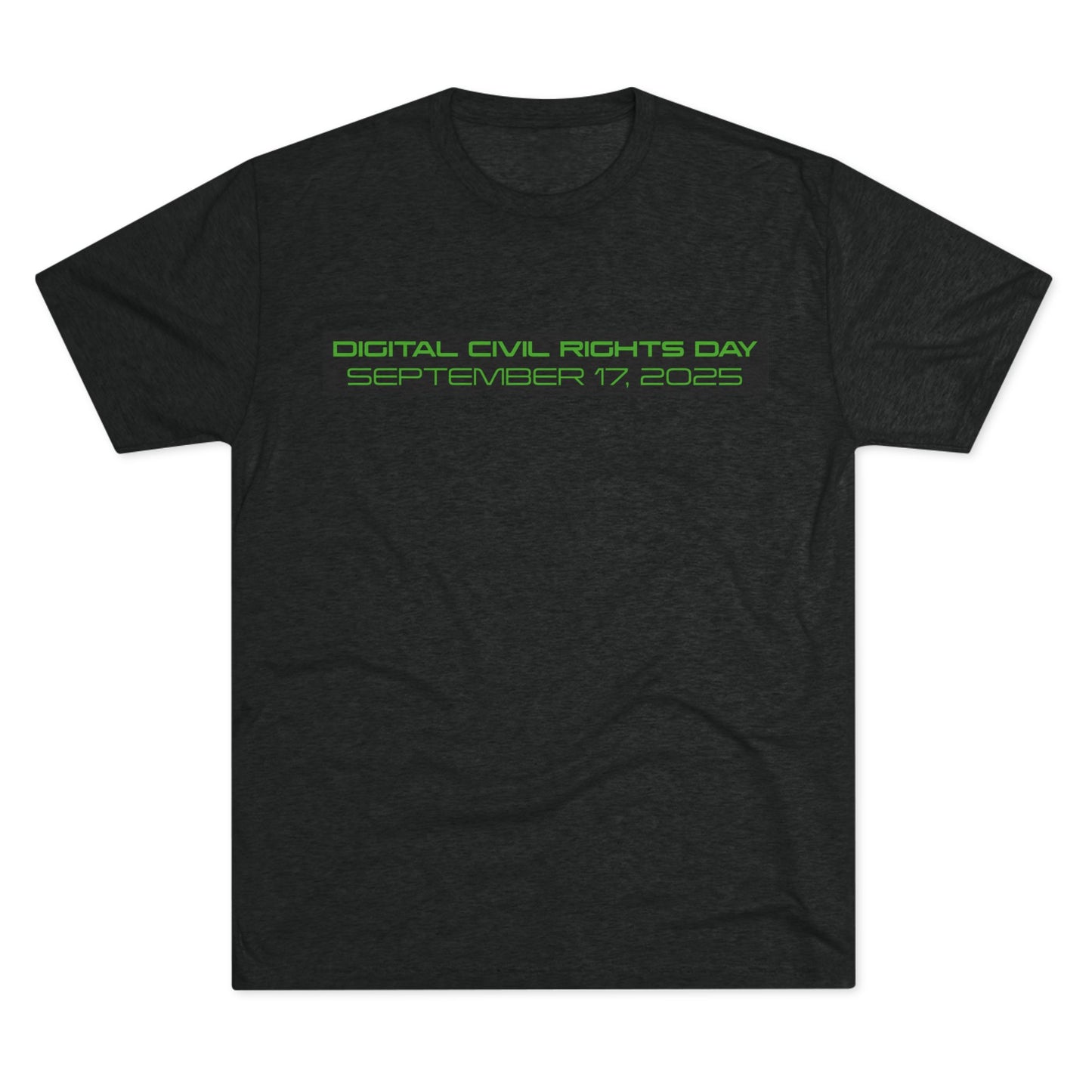 Digital Civil Rights Day 2025 Unisex Crew Tee, Graphic T-Shirt for Social Activism, Digital Rights Awareness, Casual Wear, Gift for Activists