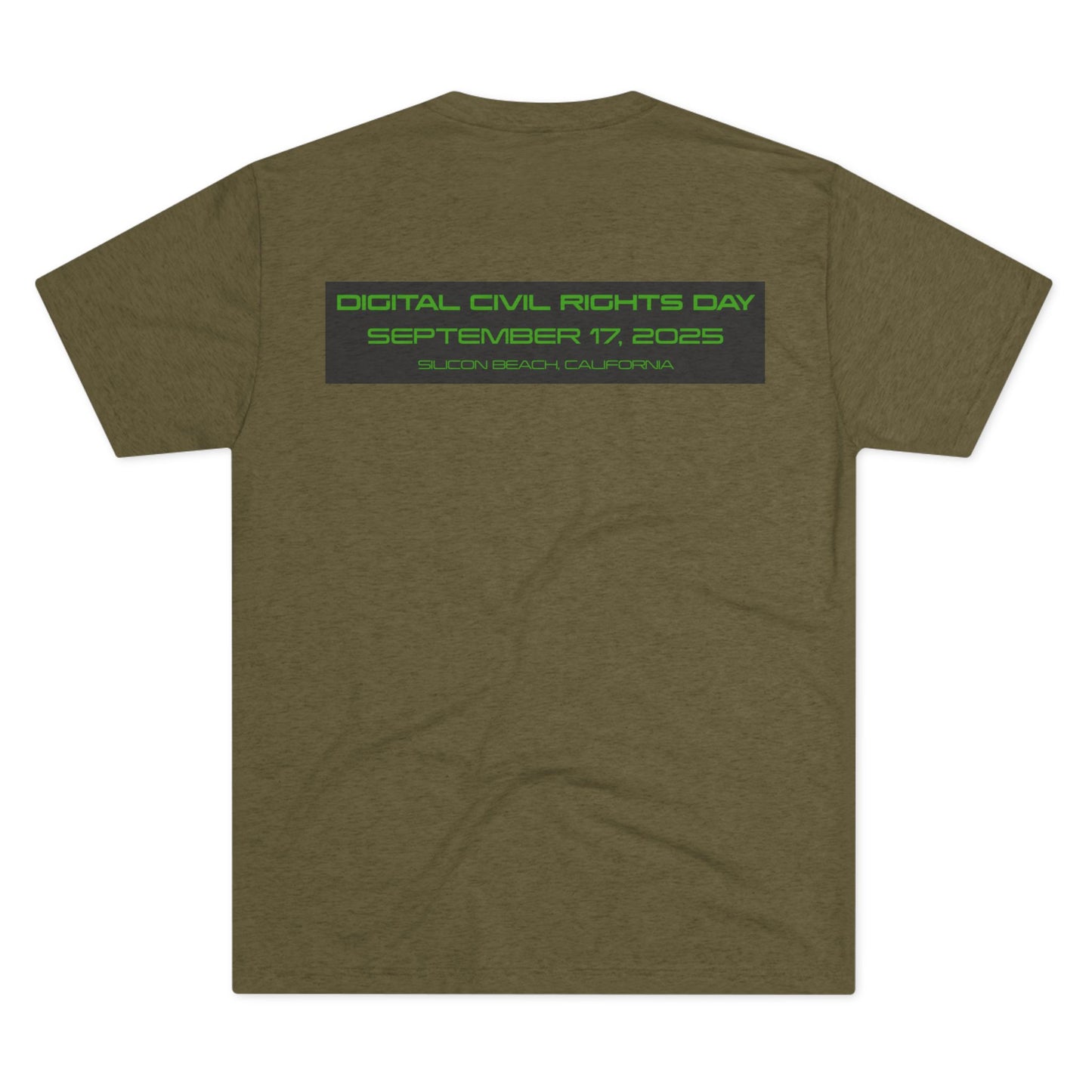 Digital Federalist 1 Unisex Crew Tee, Graphic T-Shirt for Social Activism, Digital Rights Awareness, Casual Wear, Gift for Activists
