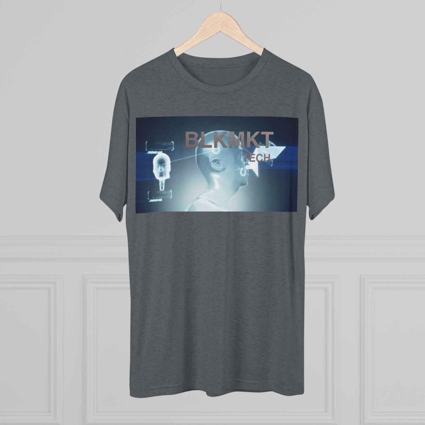 BLKMKT Tech™ Unisex Tri-Blend Crew Tee