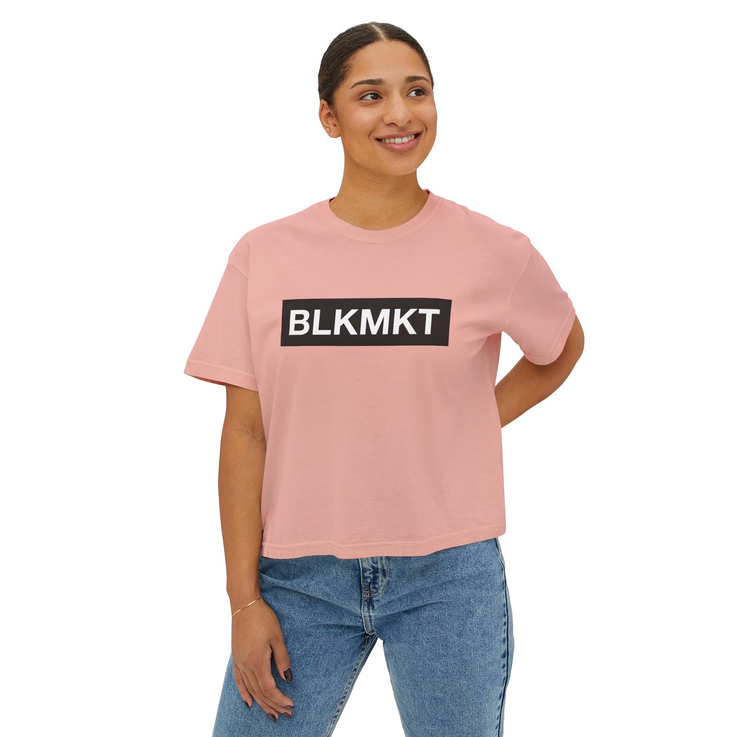 BLKMKT™ Women's Boxy Tee