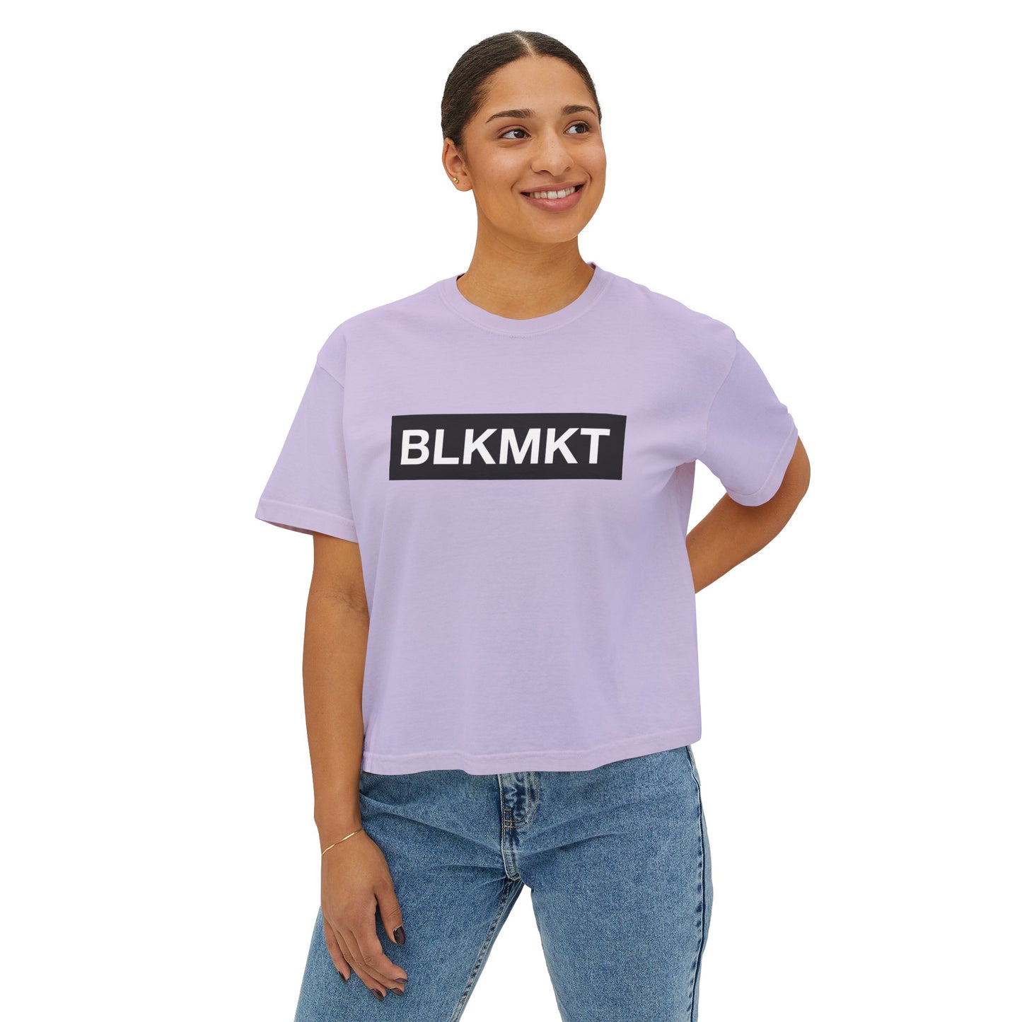 BLKMKT™ Women's Boxy Tee