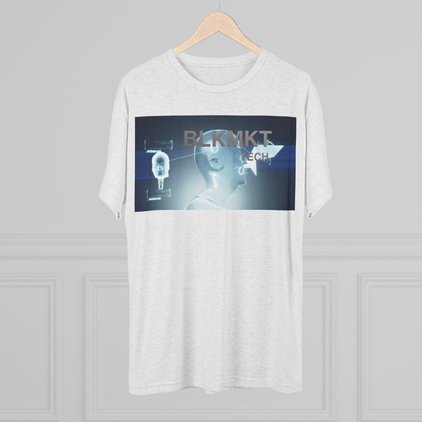 BLKMKT Tech™ Unisex Tri-Blend Crew Tee