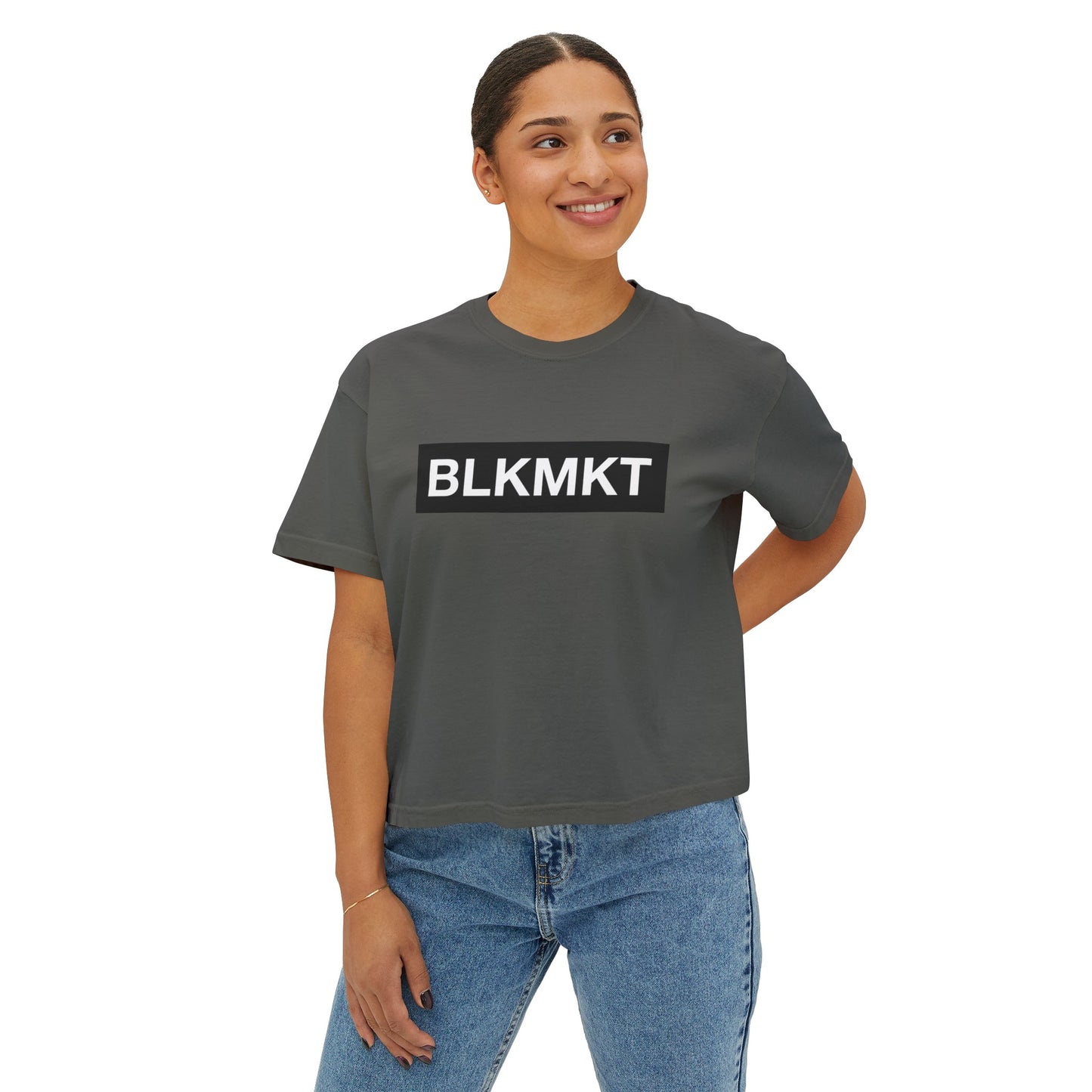 BLKMKT™ Women's Boxy Tee