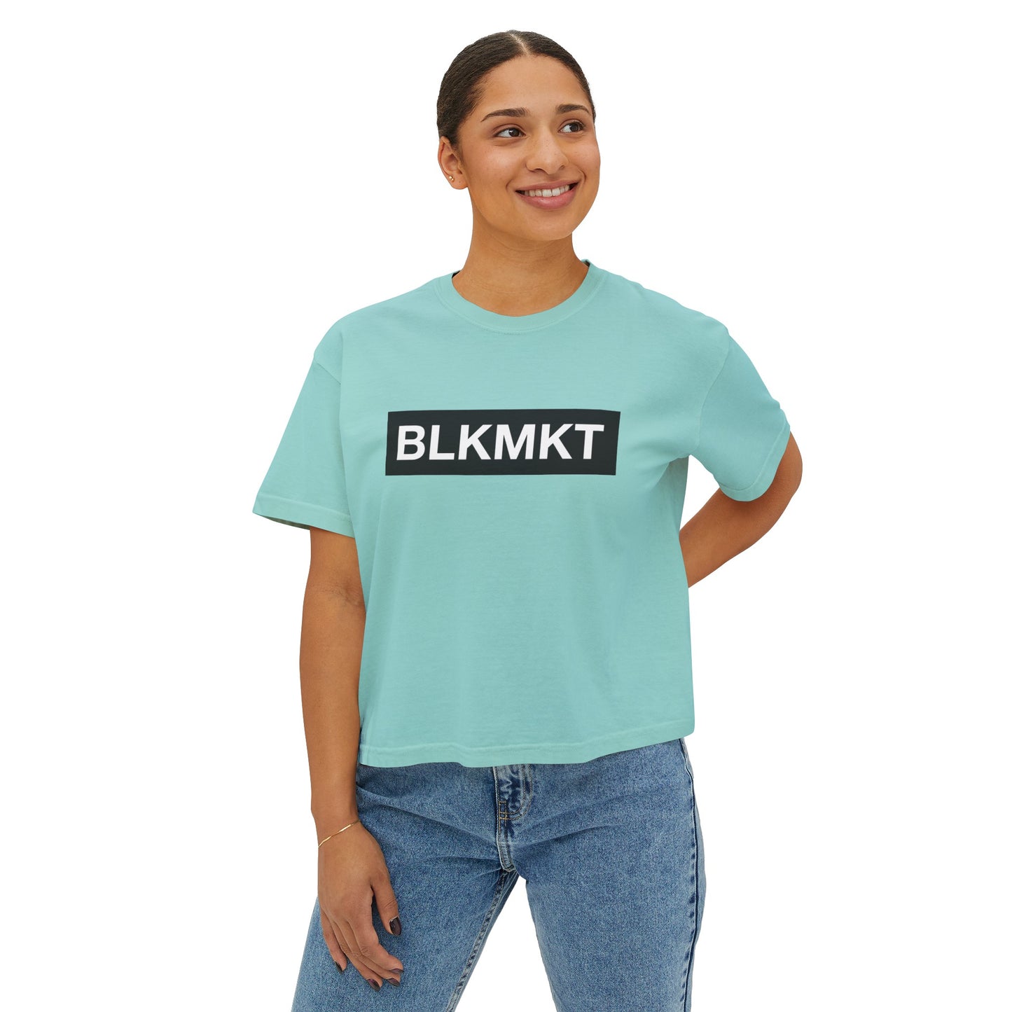 BLKMKT™ Women's Boxy Tee