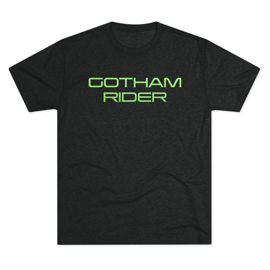 Gotham Rider Green Print Unisex Crew Tee, Graphic T-Shirt for Social Activism, Digital Rights Awareness, Casual Wear, Gift for Activists