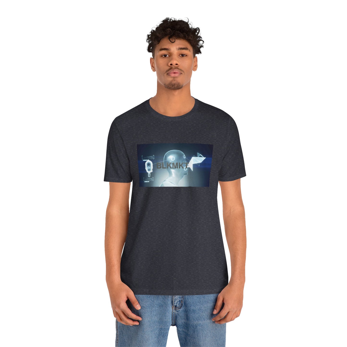 BLKMKT™ Headshot Unisex Jersey Short Sleeve Tee