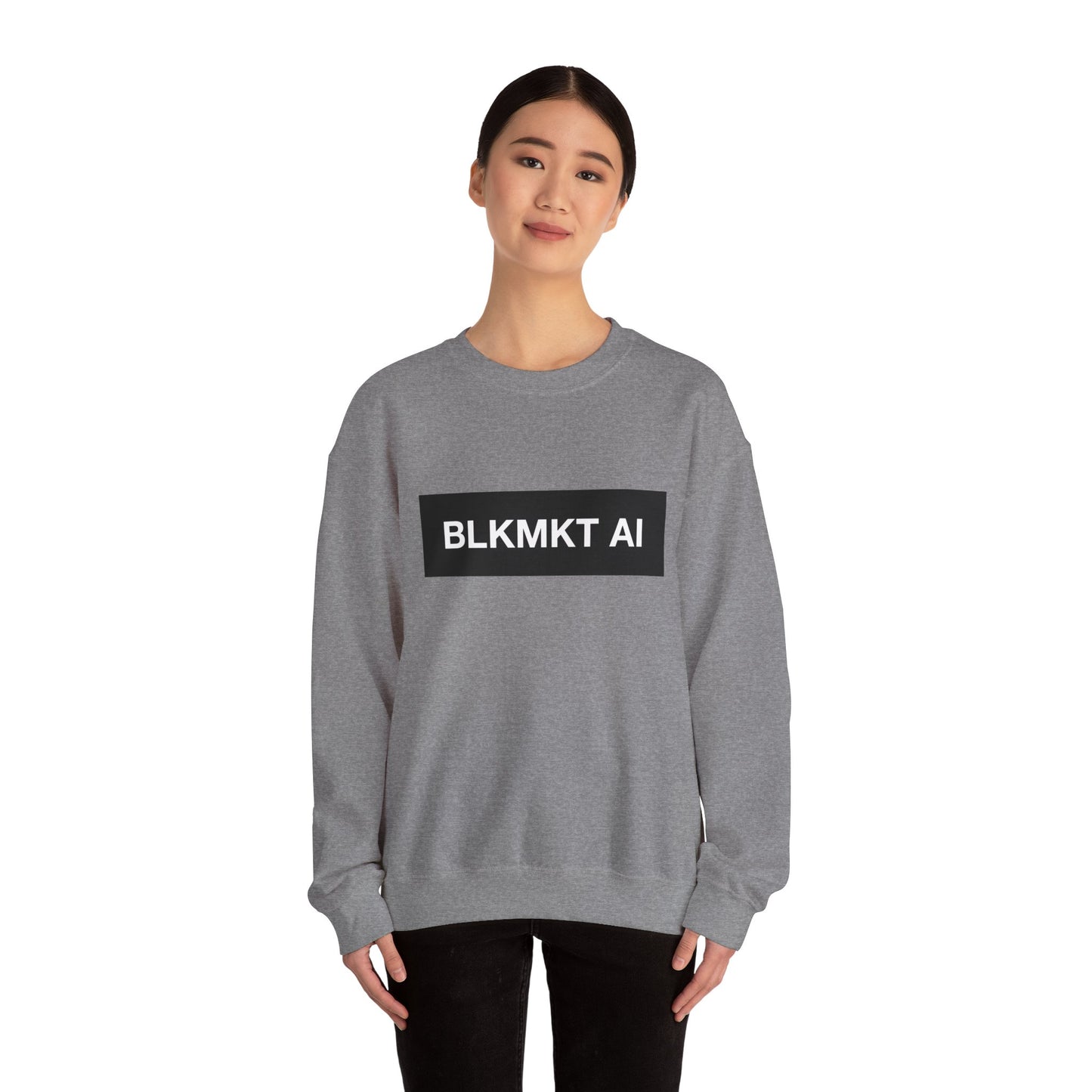 BLKMKT AI™ Unisex Heavy Blend™ Crewneck Sweatshirt
