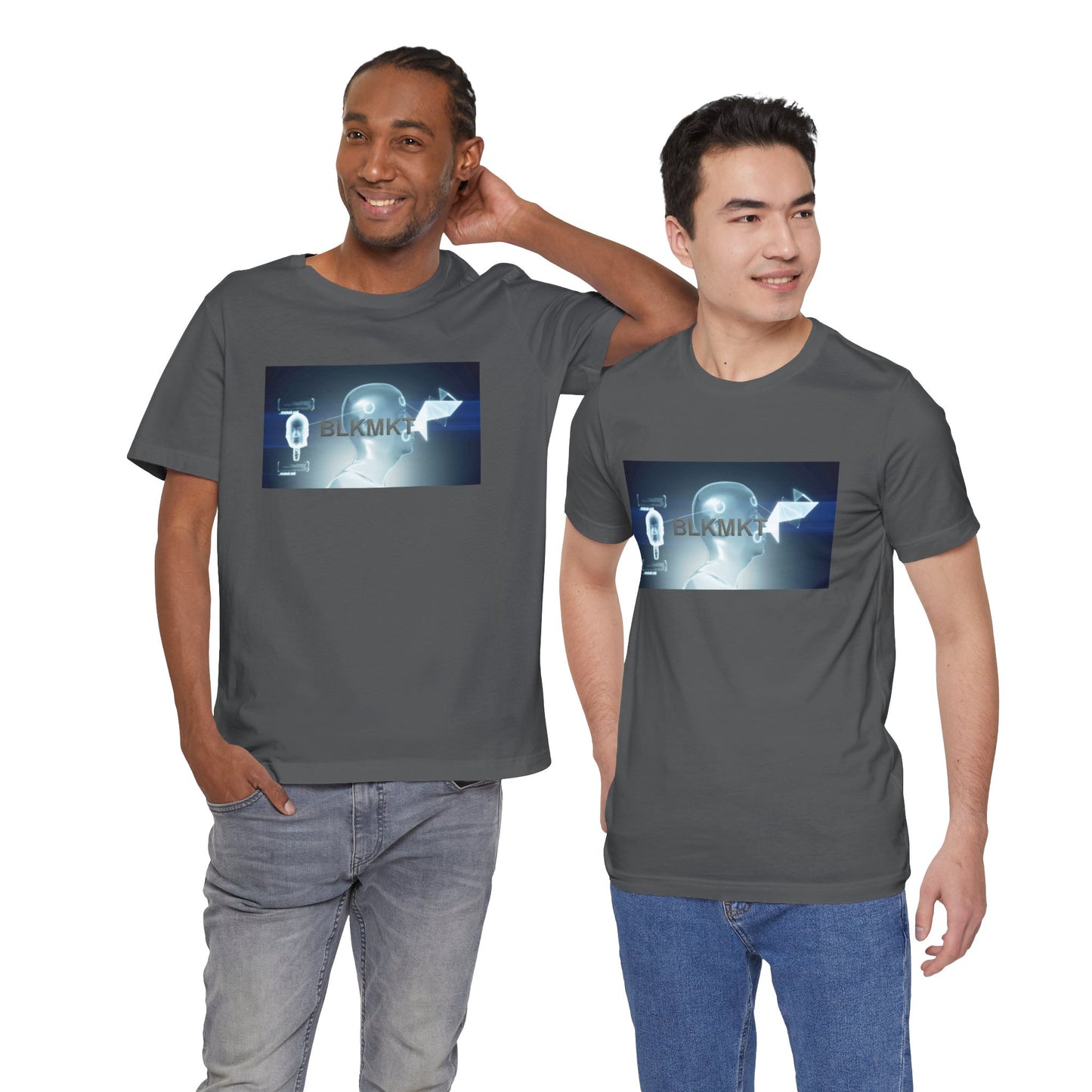 BLKMKT™ Headshot Unisex Jersey Short Sleeve Tee