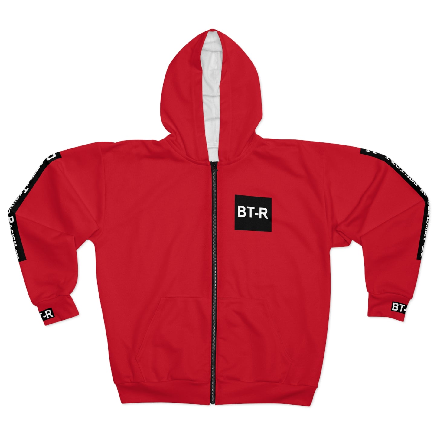 BT-R™ (Battle Techno-Racism) Unisex Zip Hoodie (AOP)