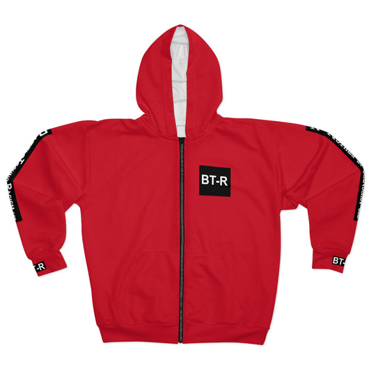 BT-R™ (Battle Techno-Racism) Unisex Zip Hoodie (AOP)