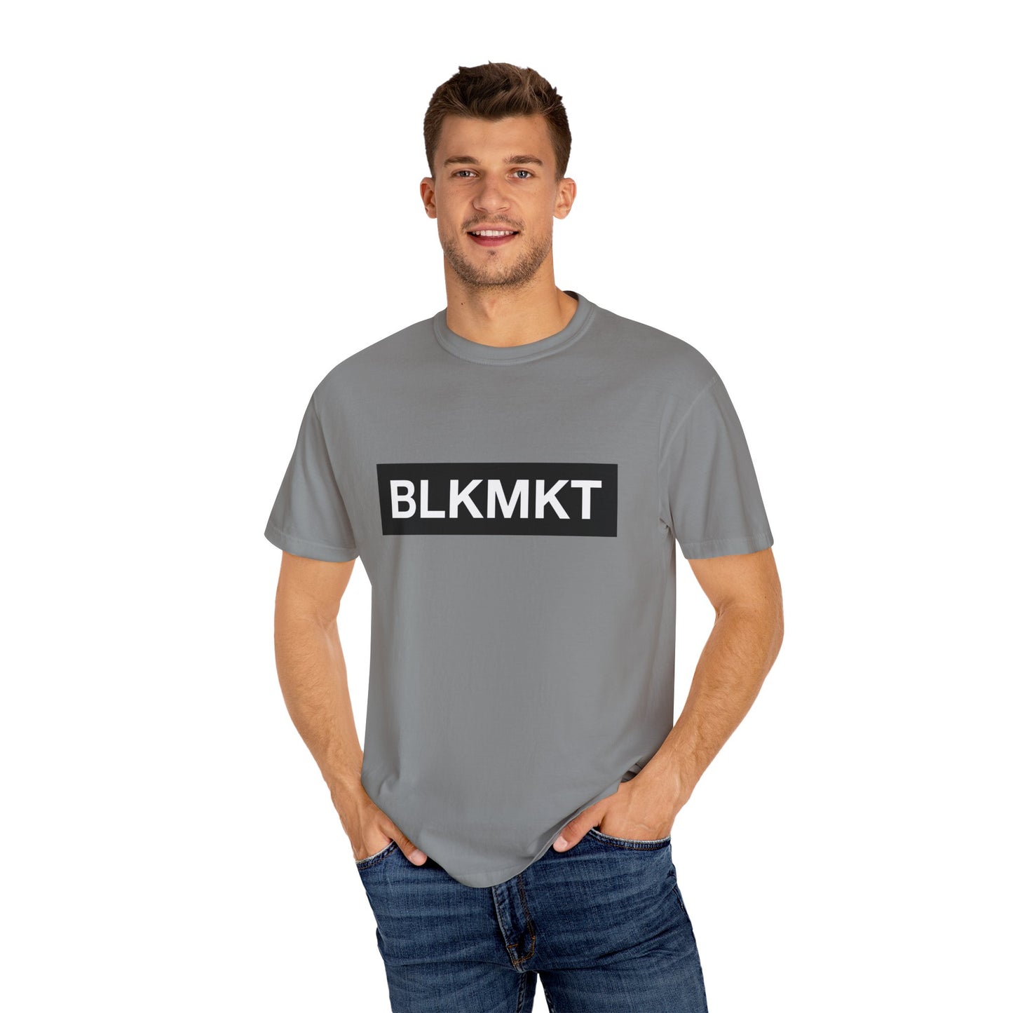 BLKMKT™ Unisex Garment-Dyed T-shirt