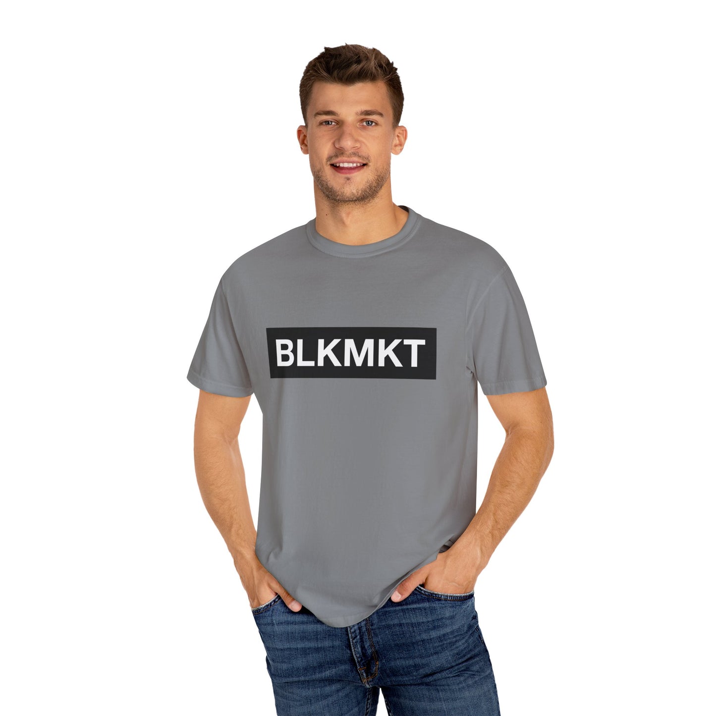 BLKMKT™ Unisex Garment-Dyed T-shirt