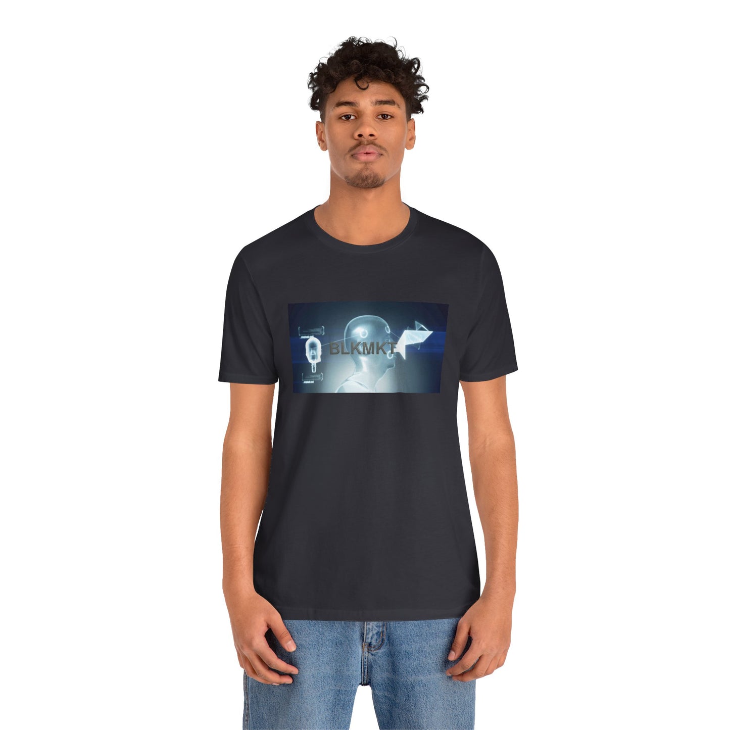 BLKMKT™ Headshot Unisex Jersey Short Sleeve Tee