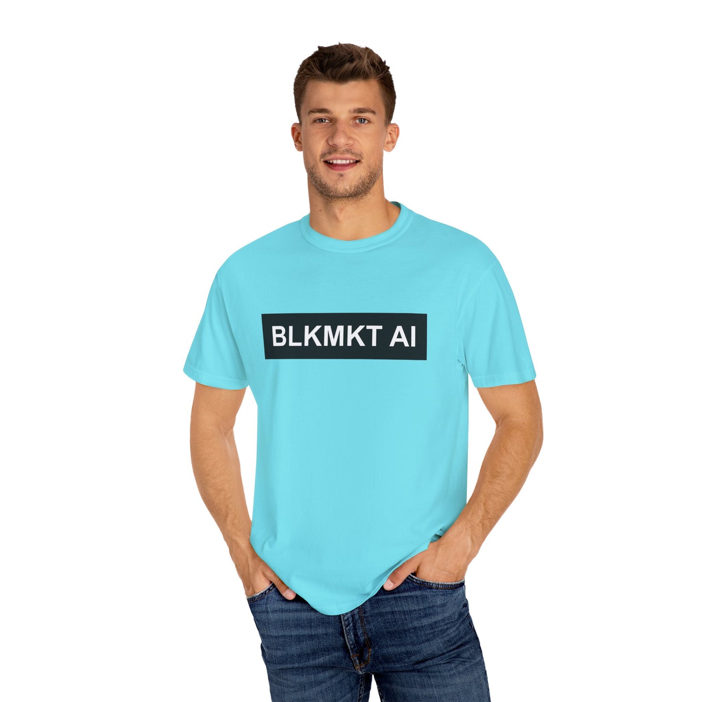 BLKMKT AI™ Unisex Garment-Dyed T-shirt