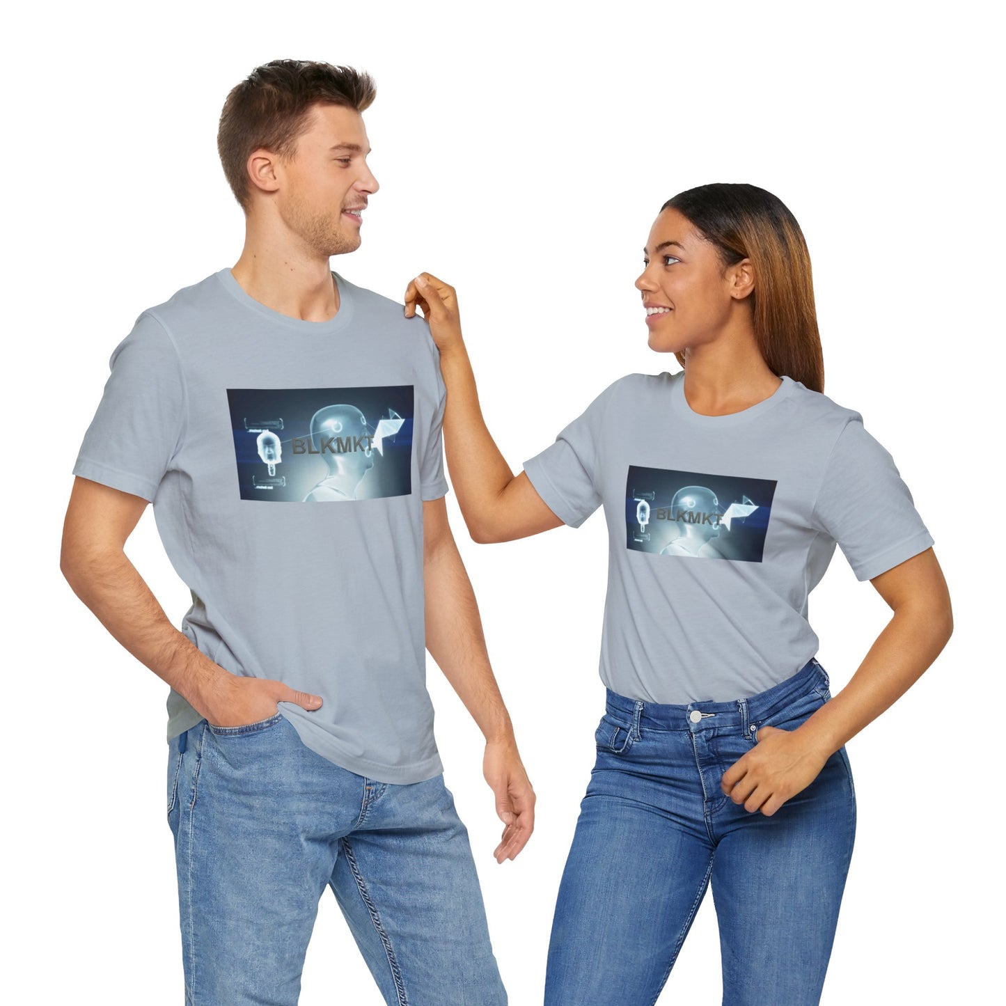 BLKMKT™ Headshot Unisex Jersey Short Sleeve Tee