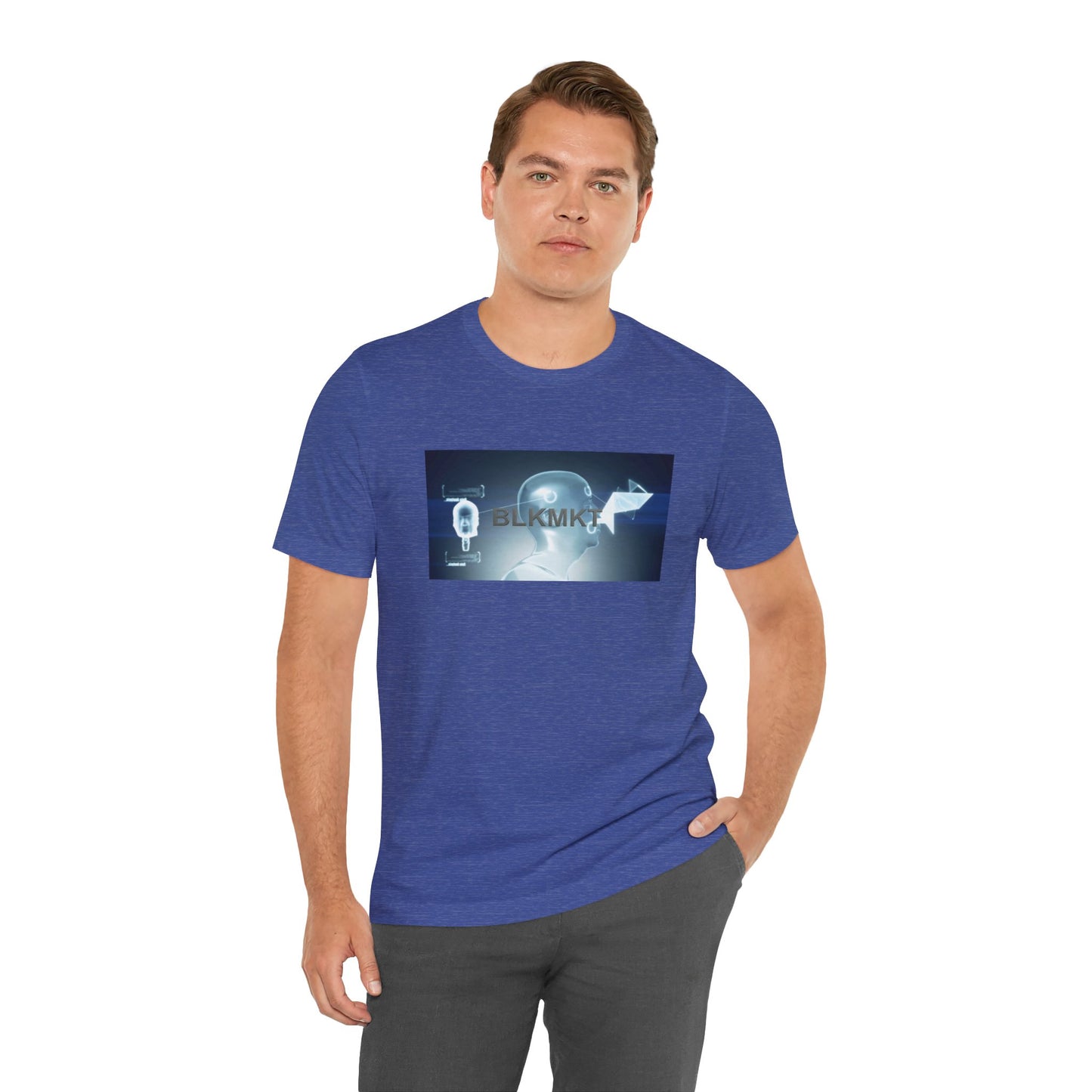 BLKMKT™ Headshot Unisex Jersey Short Sleeve Tee
