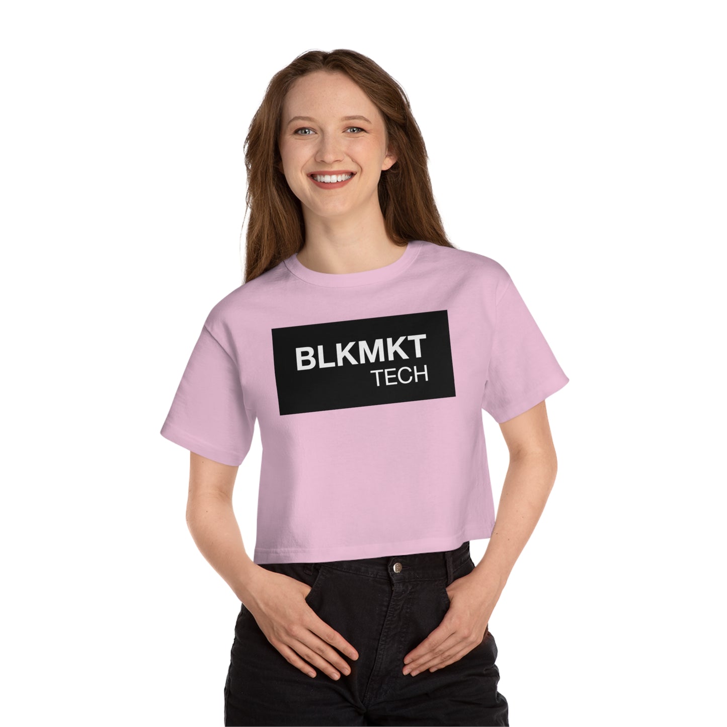 BLKMKT Tech™ Champion Women's Heritage Cropped T-Shirt