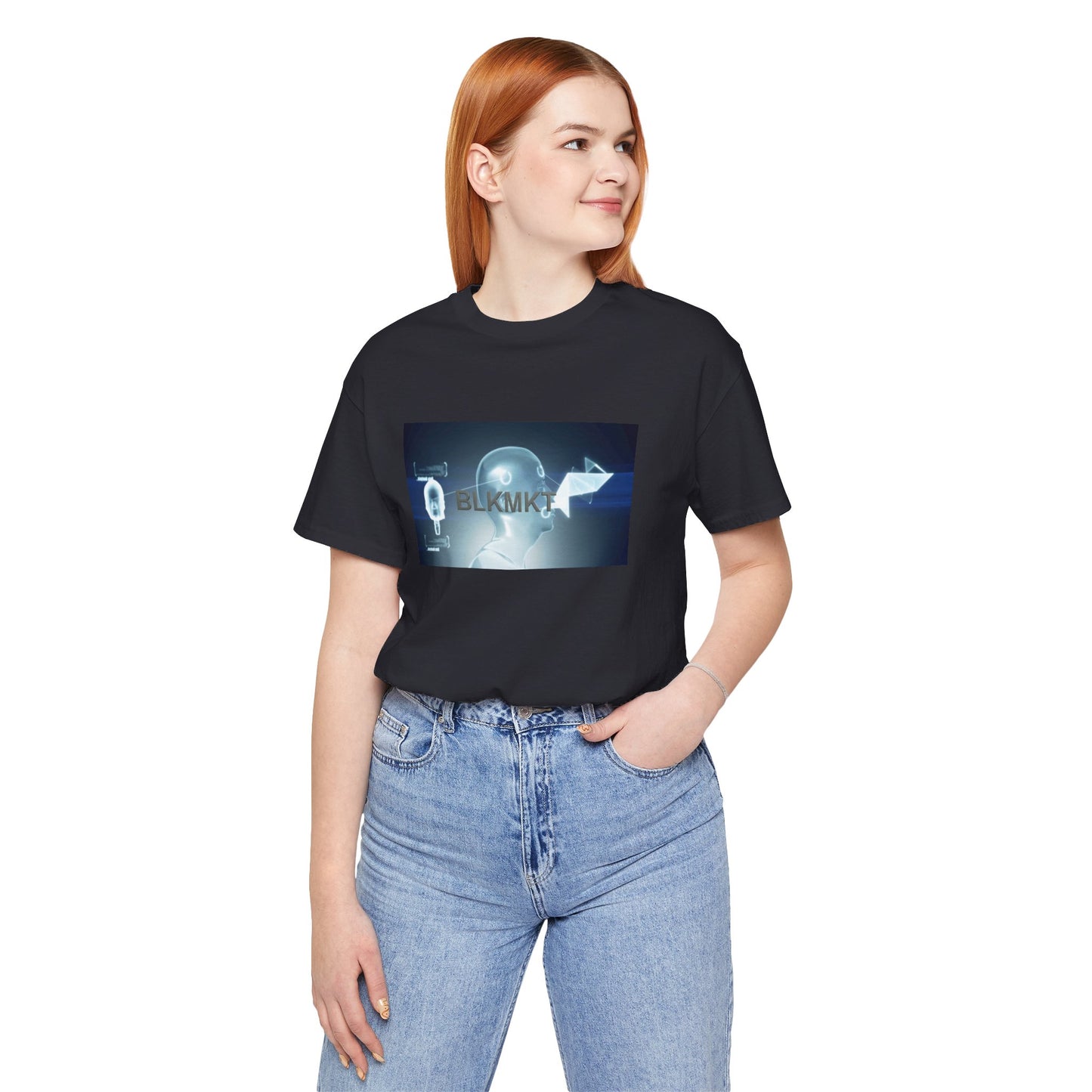 BLKMKT™ Headshot Unisex Jersey Short Sleeve Tee