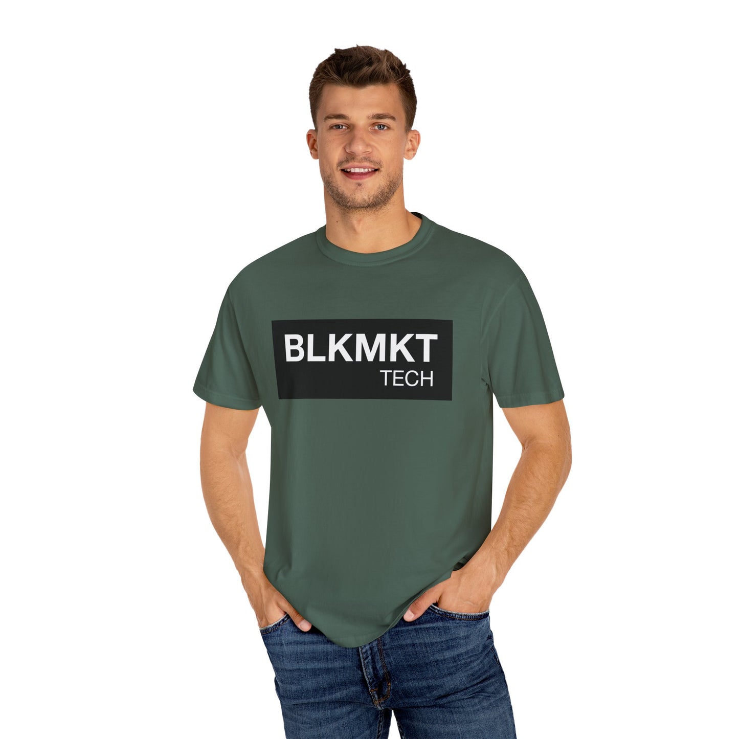 BLKMKT Tech™ Unisex Garment-Dyed T-shirt