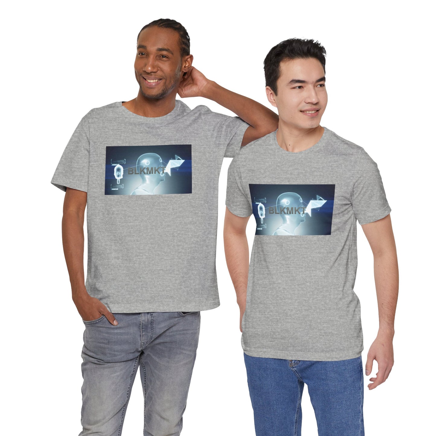 BLKMKT™ Headshot Unisex Jersey Short Sleeve Tee