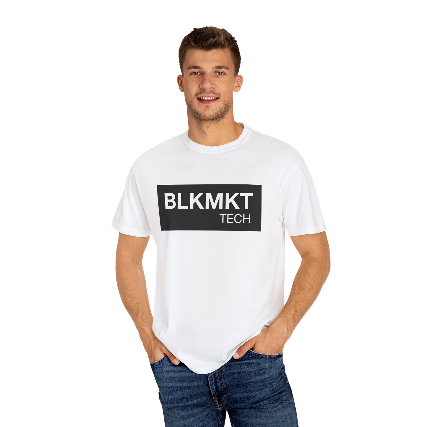 BLKMKT Tech™ Unisex Garment-Dyed T-shirt