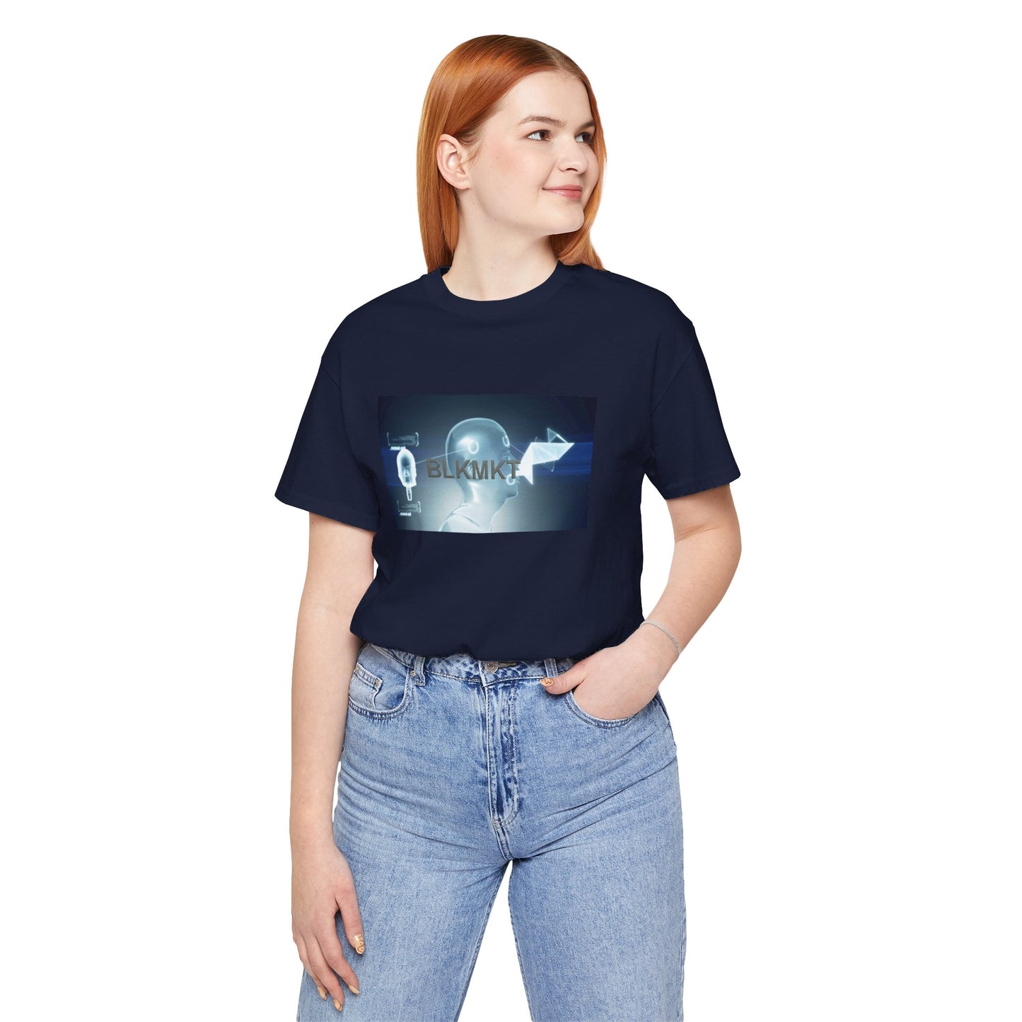 BLKMKT™ Headshot Unisex Jersey Short Sleeve Tee