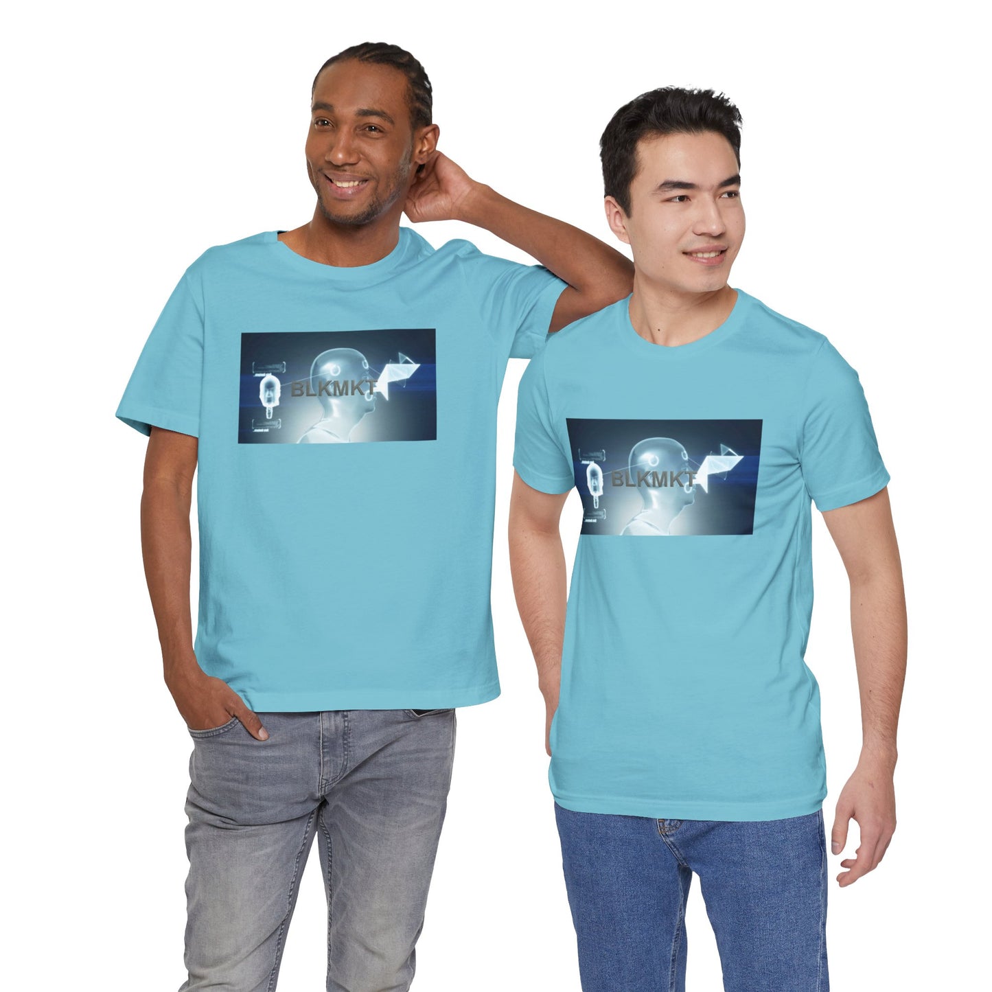 BLKMKT™ Headshot Unisex Jersey Short Sleeve Tee