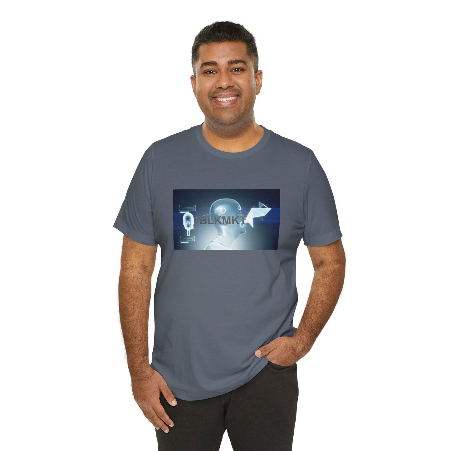 BLKMKT™ Headshot Unisex Jersey Short Sleeve Tee
