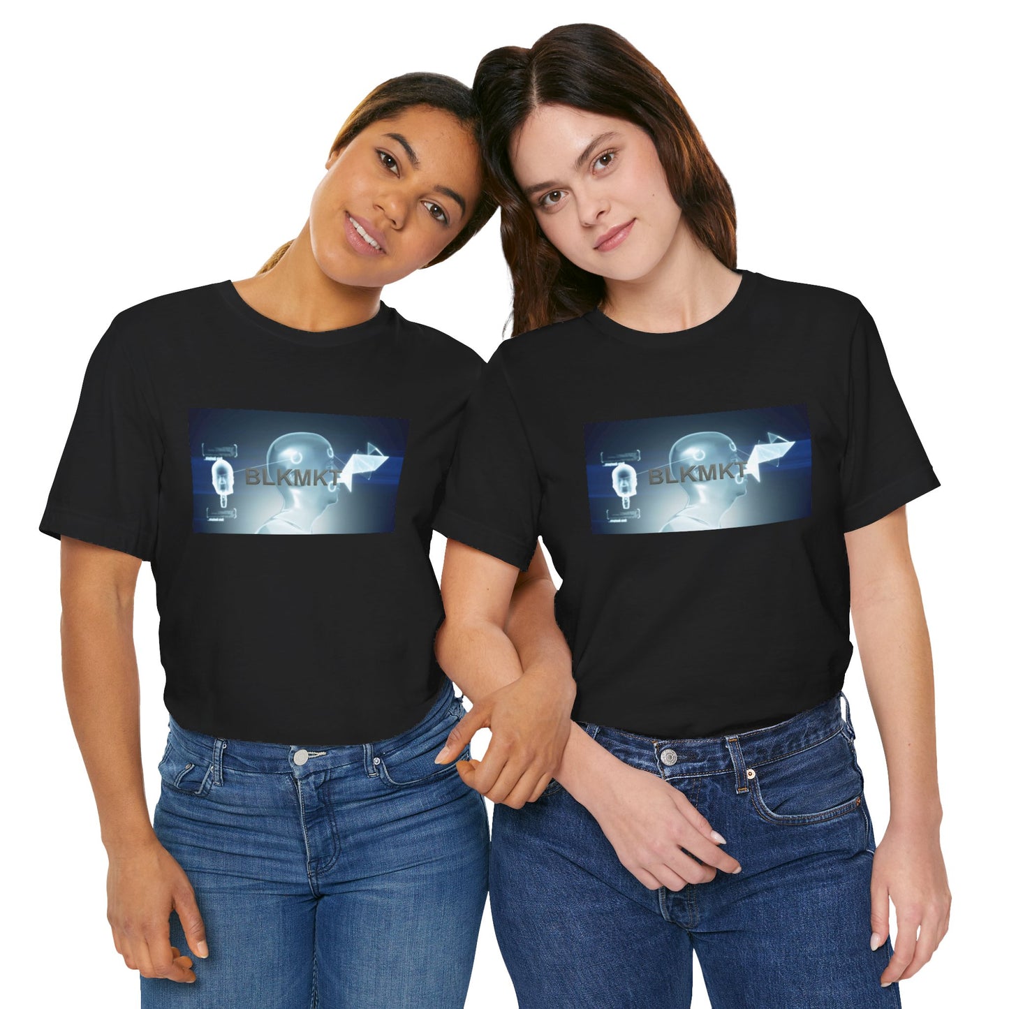 BLKMKT™ Headshot Unisex Jersey Short Sleeve Tee
