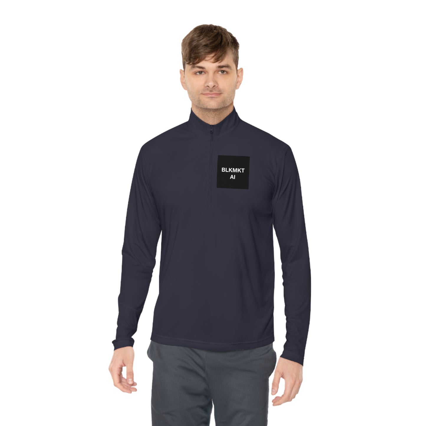 BLKMKT AI™ Unisex Quarter-Zip Pullover