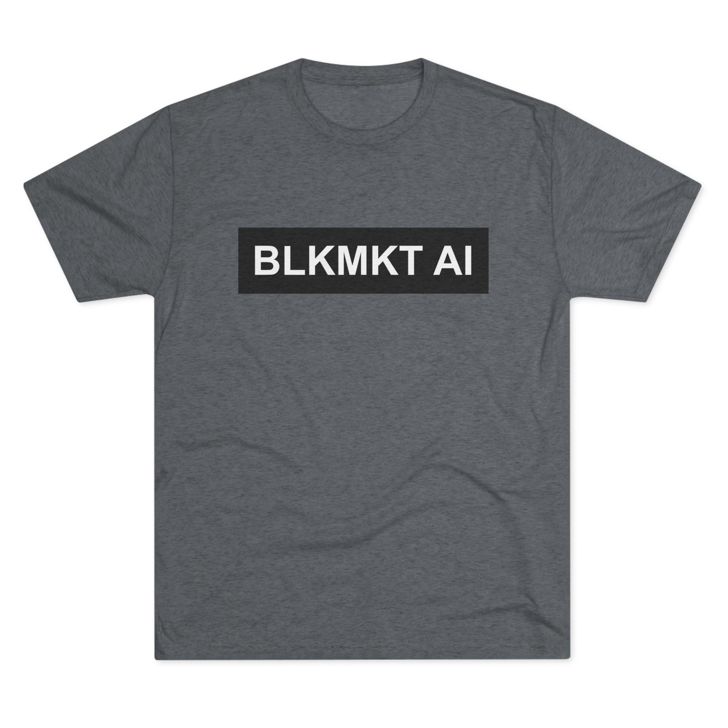 BLKMKT AI™ Unisex Tri-Blend Crew Tee